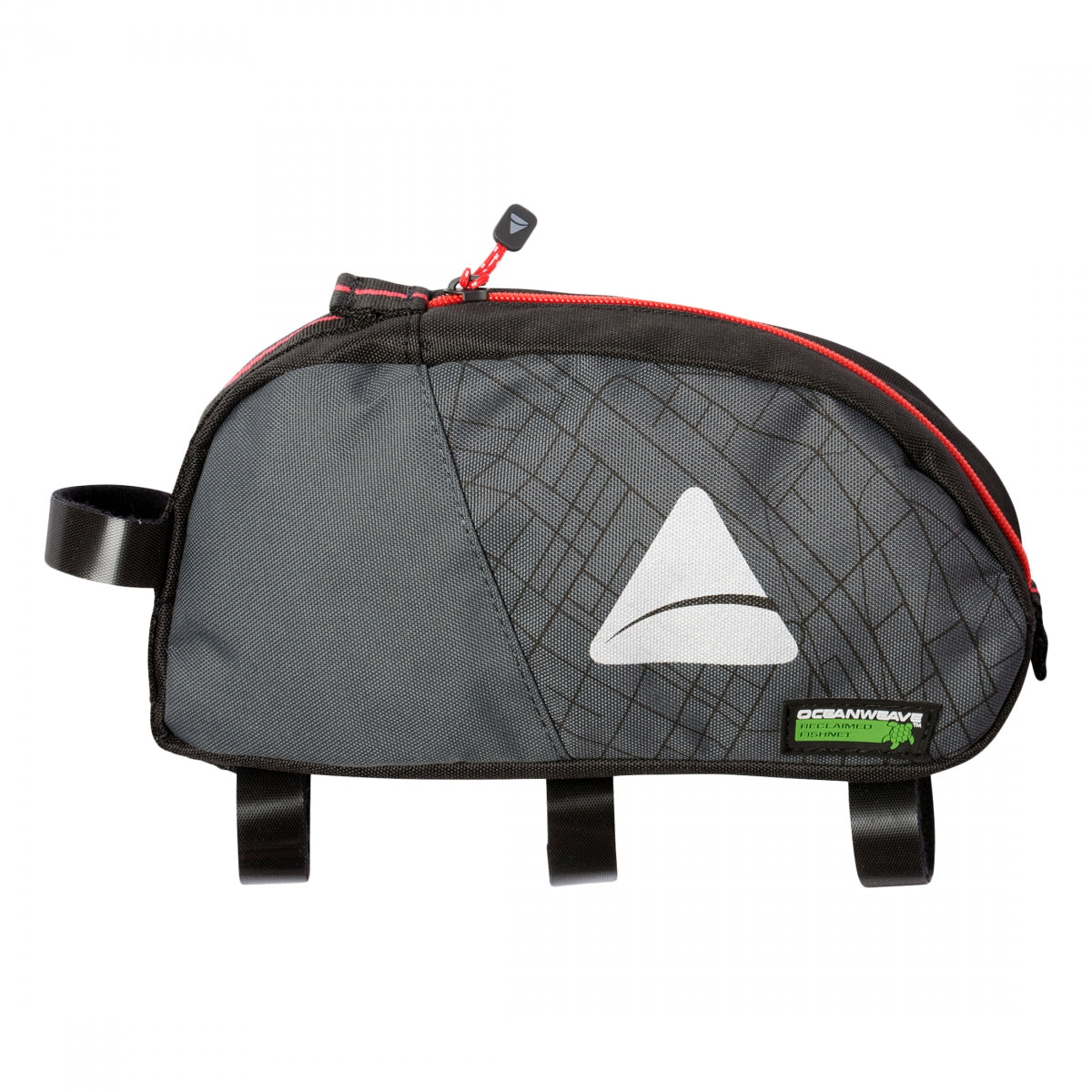 Axiom Seymour Oceanweave P2.0 Waterproof Bike Pack Bag - Black & Gray Cycling Backpack for Commuting, Mountain Biking & Outdoor Adventures