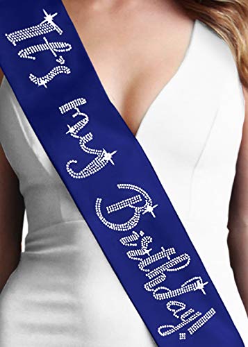 Rhinestone It's My Birthday (Navy)