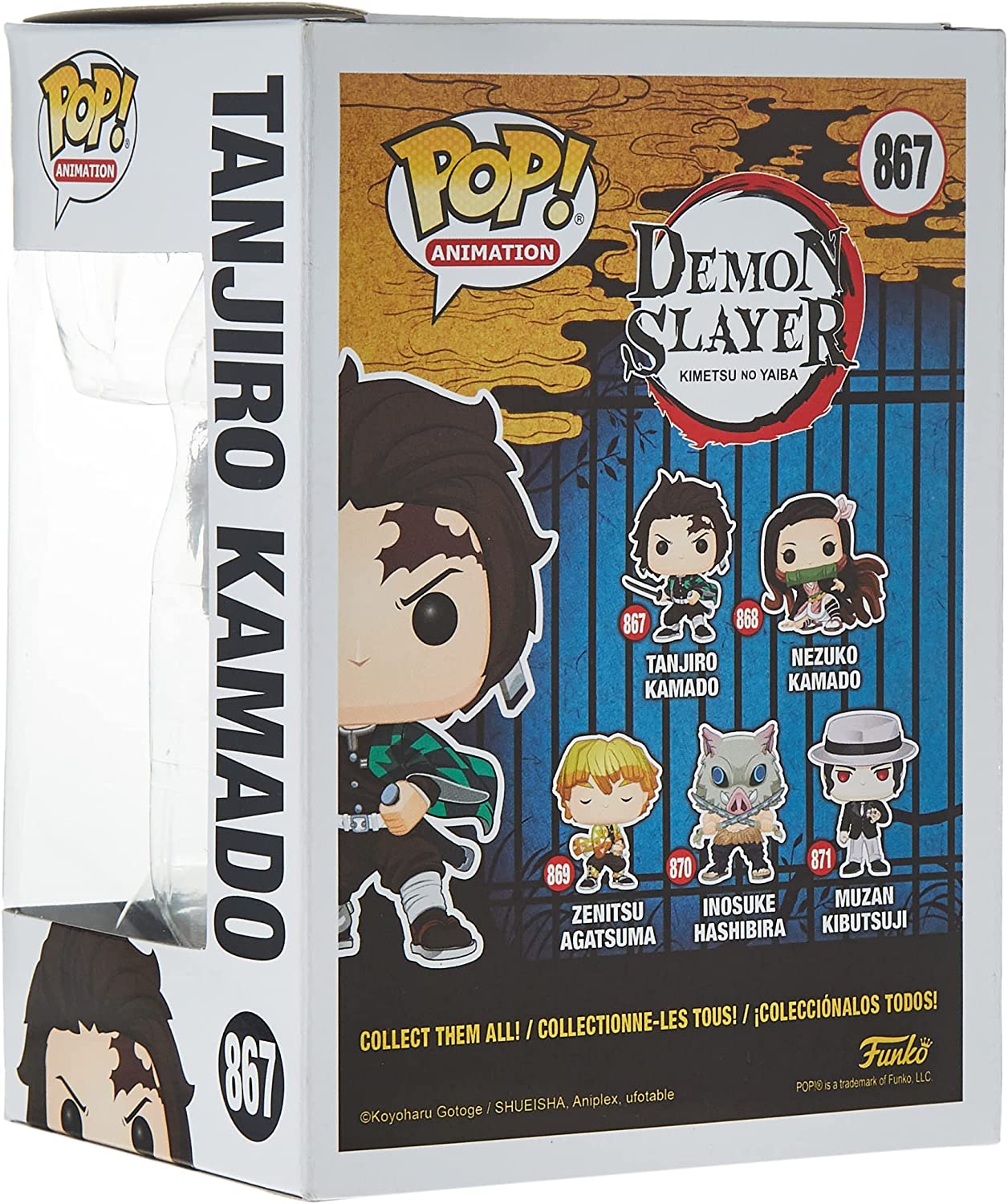 Demon Slayer Tanjiro Kamado Action Figure #867 - Anime Collectible Gift for Fans, Cosplay & Display