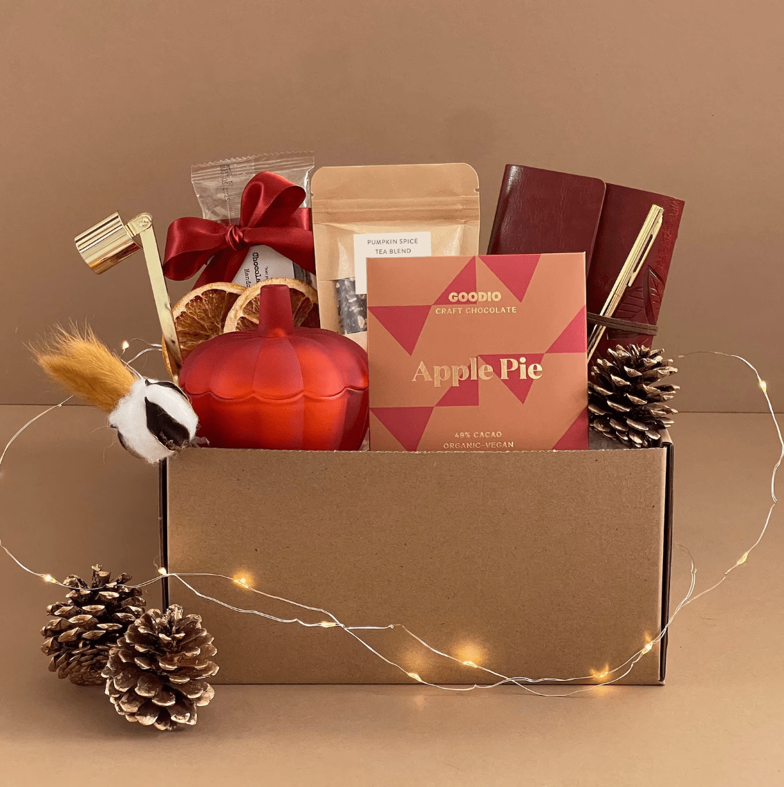 Hygge Fall Self Care Gift Box - Cozy Scented Candle & Comfort Essentials Set | Thoughtful Present for Women, Birthday, Anniversary | Perfect for Relaxation & Home Spa Nights