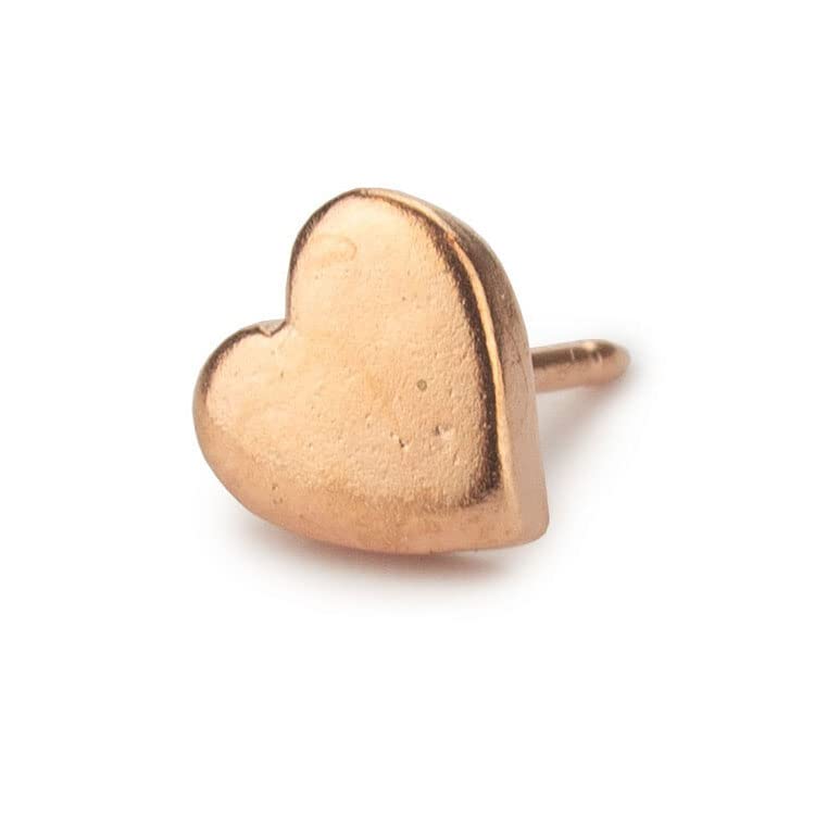 Rose Gold Heart-Shaped Metal Push Pins for Maps - Perfect for Travel Planning, Bulletin Boards & DIY Projects