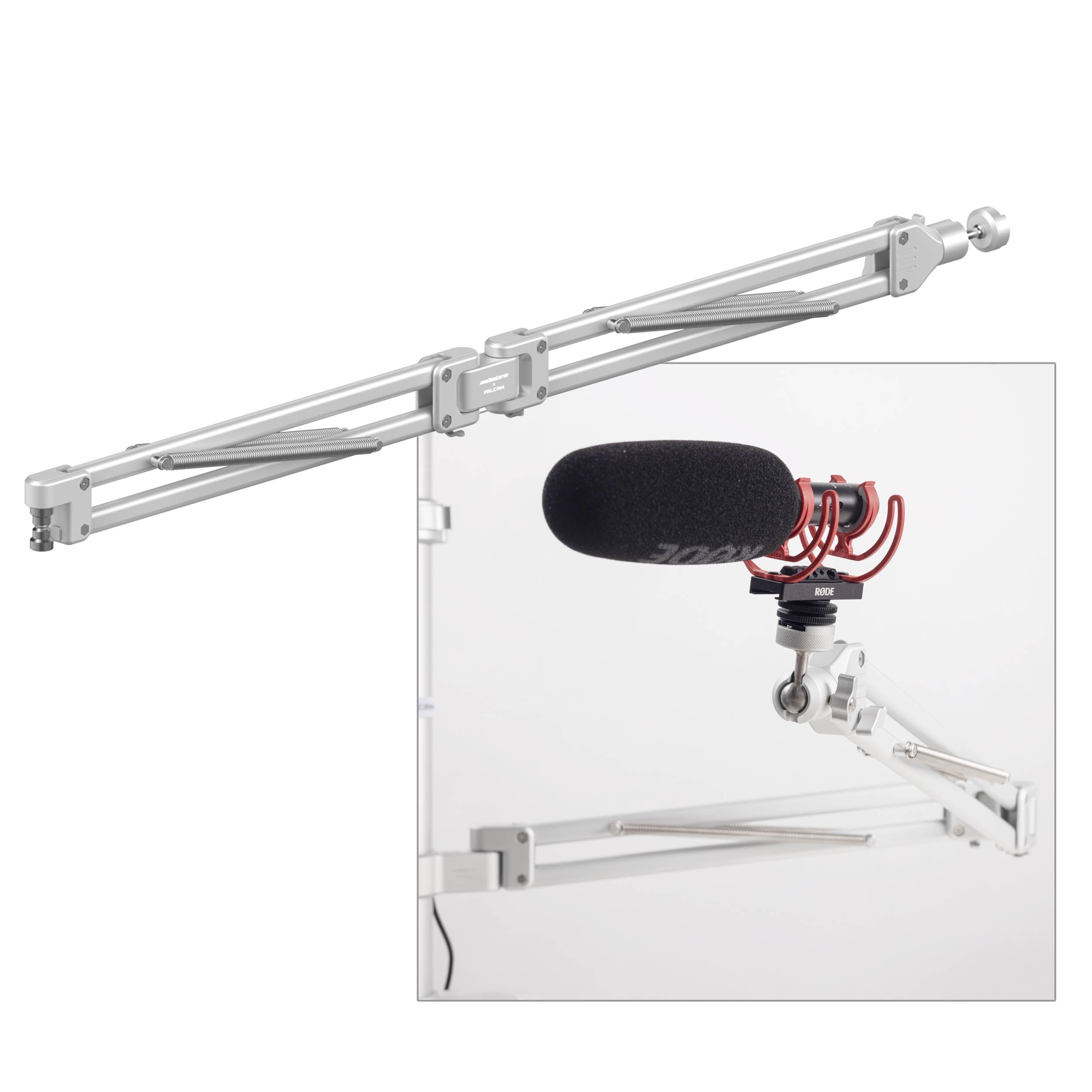 GEARTREE 2746 Adjustable Microphone Boom Arm with Spring Suspension - Perfect for Podcasting, Streaming & Home Studio Recording