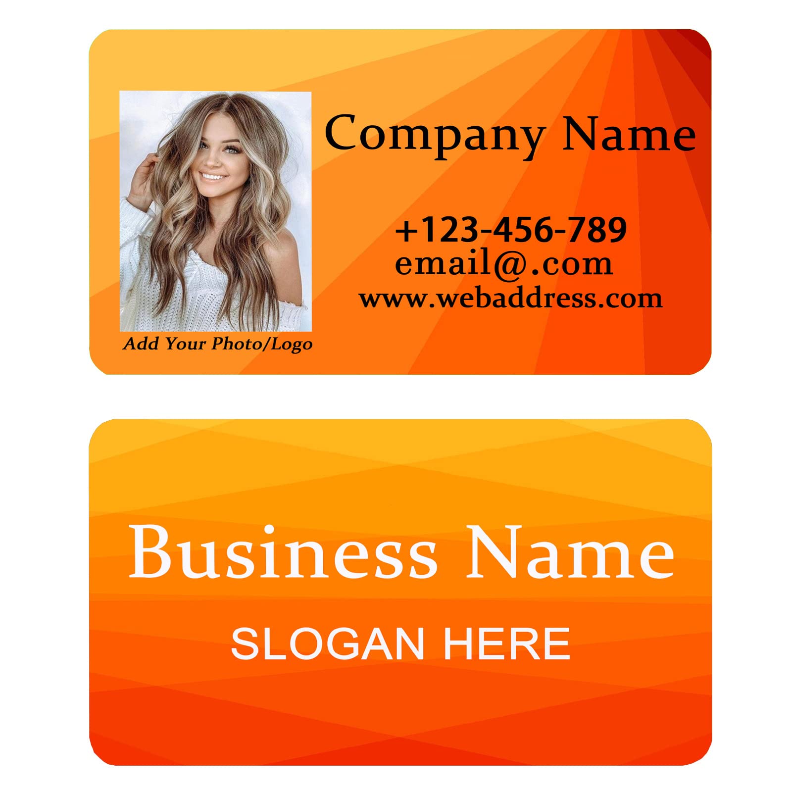 Premium Custom Business Cards 200 pcs - Full Color Double Sided Printing - Personalized with Logo - Perfect for Networking, Branding & Professional Meetings