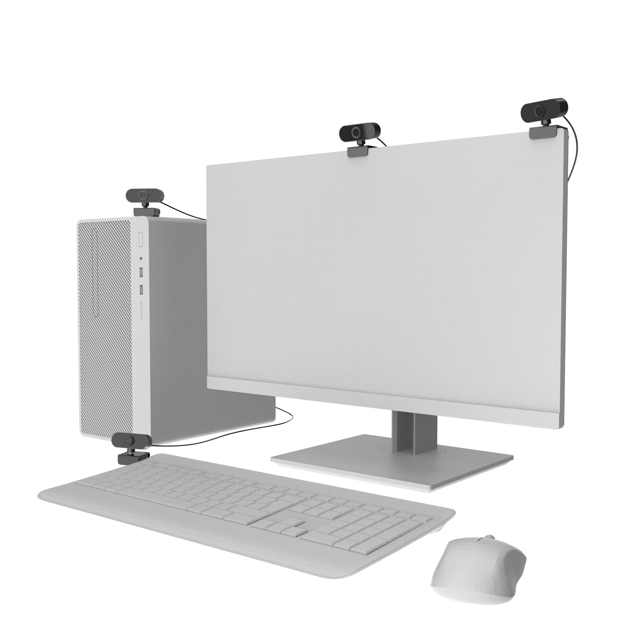 Baylor University Bears Solid Webcam - HD 1080p USB Web Camera with Built-in Microphone for Online Classes, Video Conferencing & Live Streaming - Perfect for Zoom, Skype, Teams & Remote Work