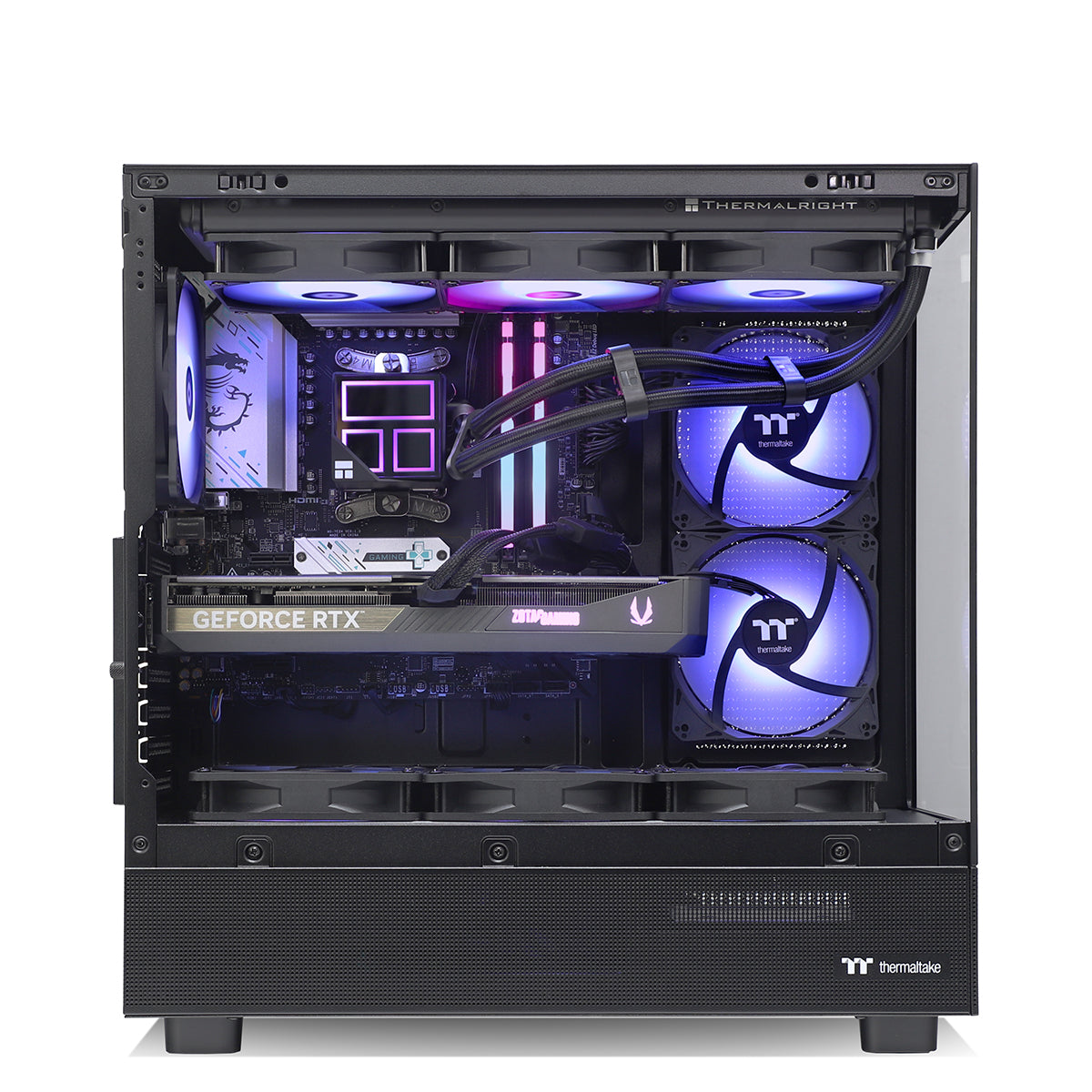 Astral LUX RTX 5070 Ryzen 7 7700 Gaming Desktop PC - High Performance Gaming Computer for 4K Gaming, VR & Streaming - Black