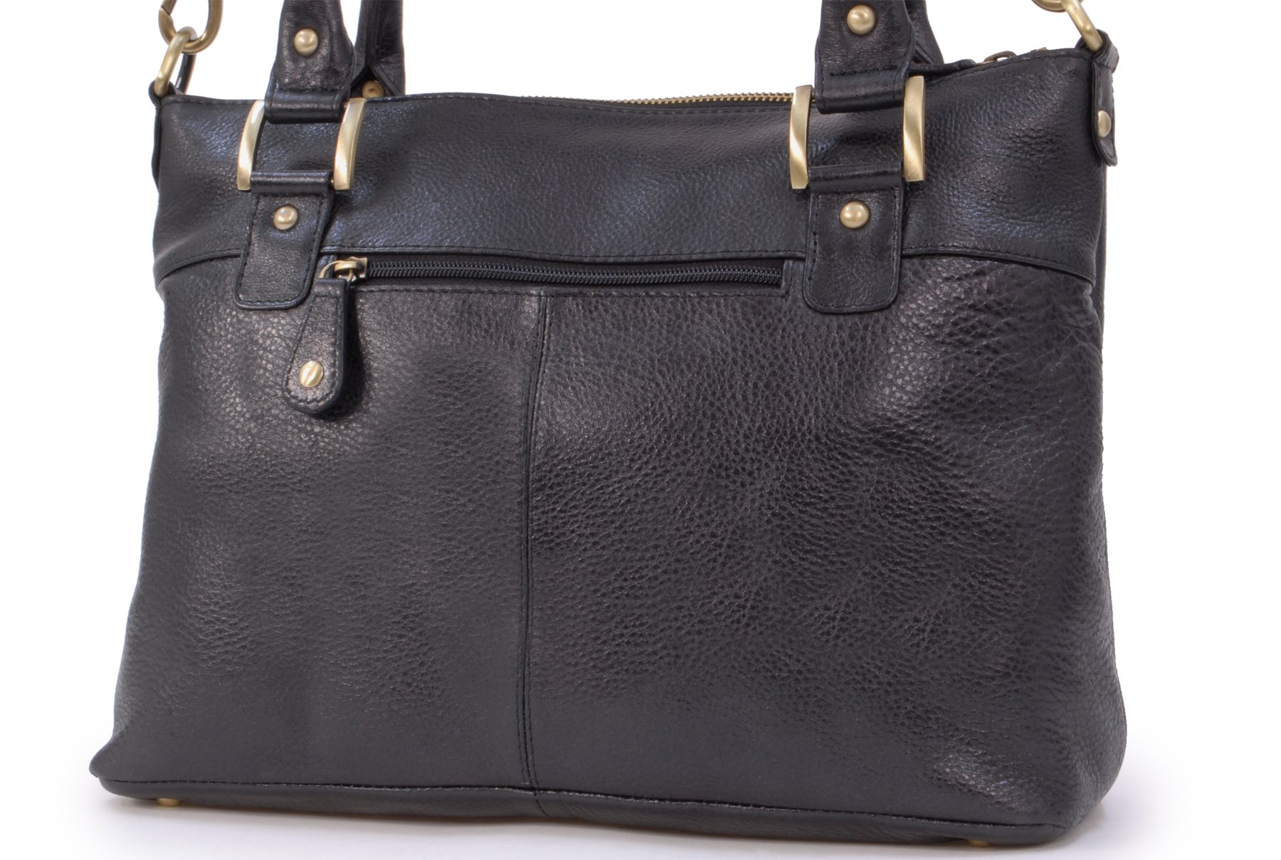 Catwalk Collection Women's Large Leather Shoulder Bag - A4 Size Work Tote with Adjustable Crossbody Strap - Premium Office Handbag for Professional Women - Perfect for Work, Business Meetings & Daily Commute