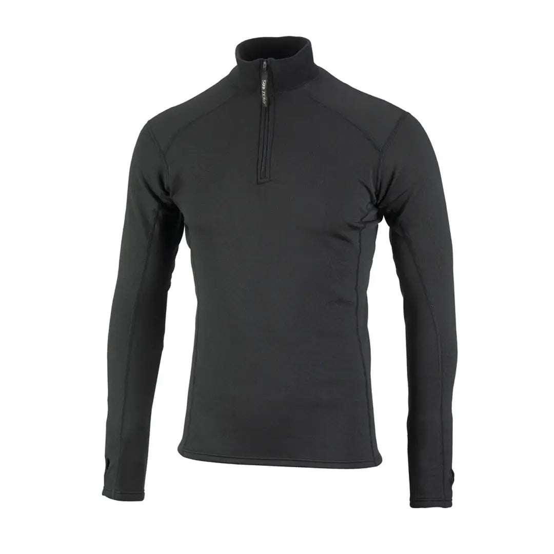 SUB STANDARD Factor 2 Long Sleeve Zip Neck Mid Layer Top - Men's Thermal Base Layer for Hiking, Skiing & Outdoor Activities