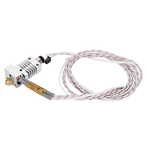 Esenlong 3D Printer Extruder Nozzle - High Precision Remote Extrusion Head with Integrated Heating Block for CR10 Series (White) | Perfect for DIY 3D Printing, Home Projects & Prototyping
