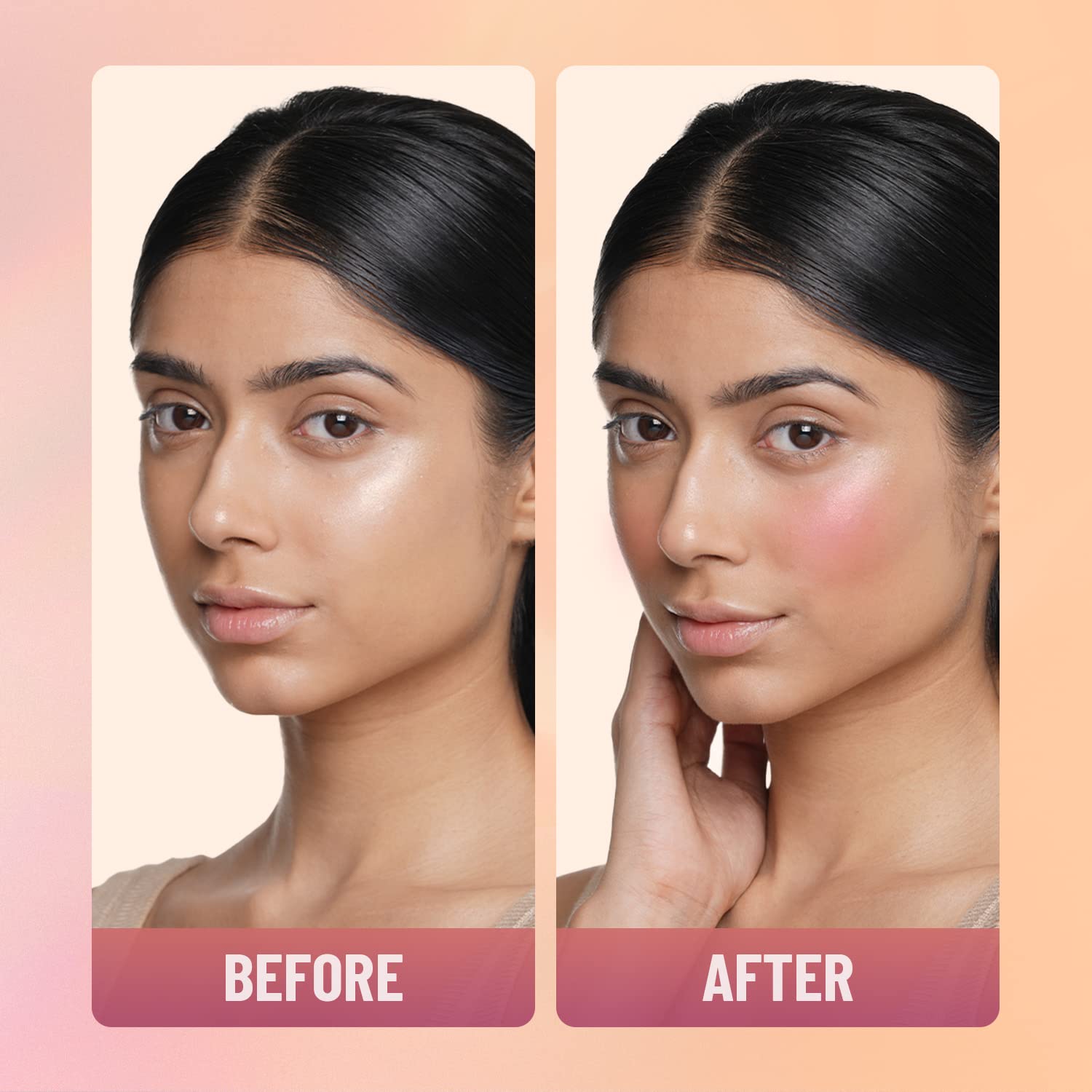 Swiss Beauty Mini Baked Shimmer Blusher & Highlighter Palette - 2 Multicolor Shades, 7g | Face Makeup for Cheeks & Contouring | Perfect for Everyday Glow & Special Occasions