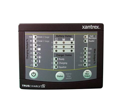 Xantrex TrueCharge2 Remote Panel - Battery Charger Monitor for RVs, Boats & Marine Vehicles - Perfect for Off-Grid Power Monitoring & Maintenance