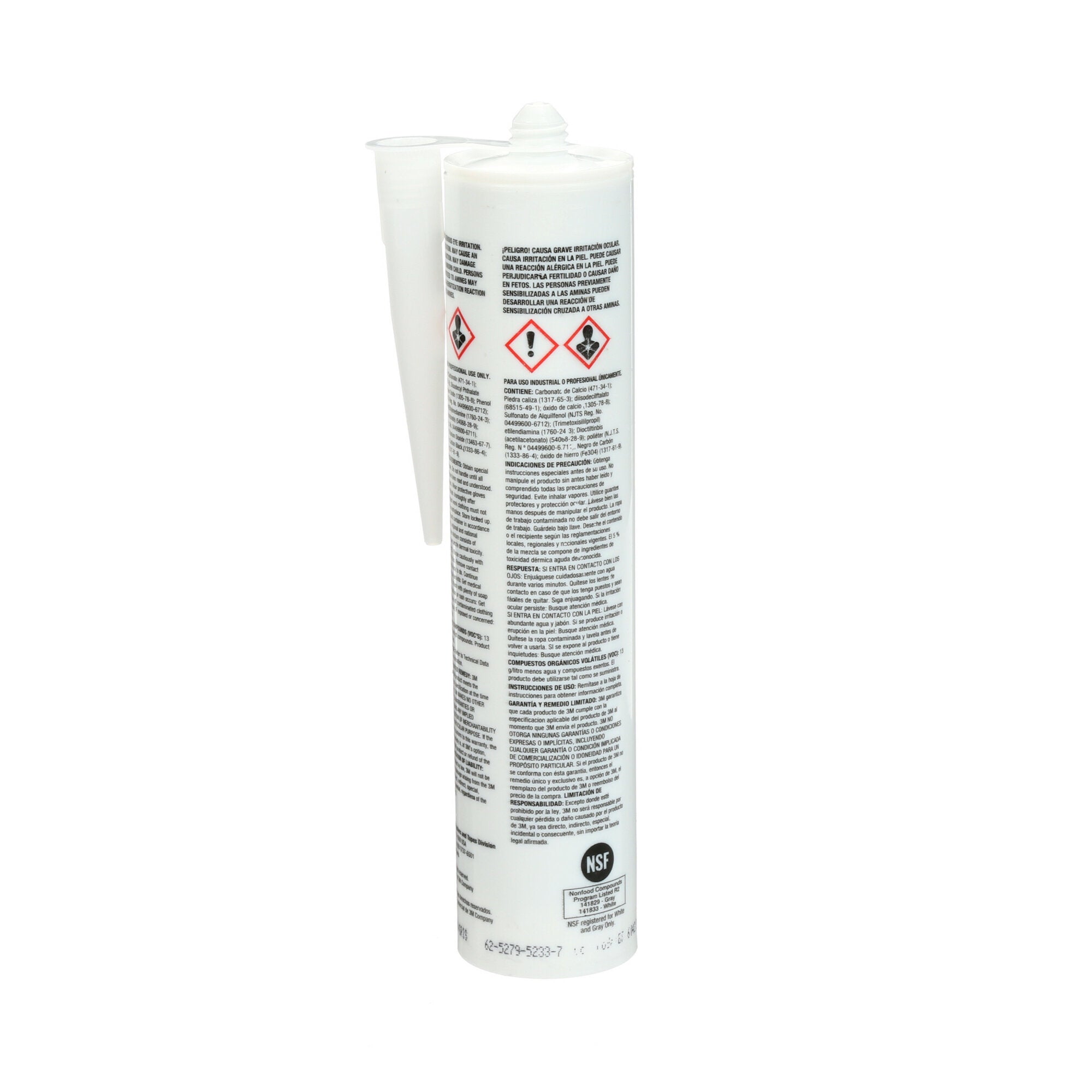 3M Adhesive Sealant 760 UV Gray - 290 mL Cartridge for Automotive, Marine & Industrial Waterproofing & Bonding