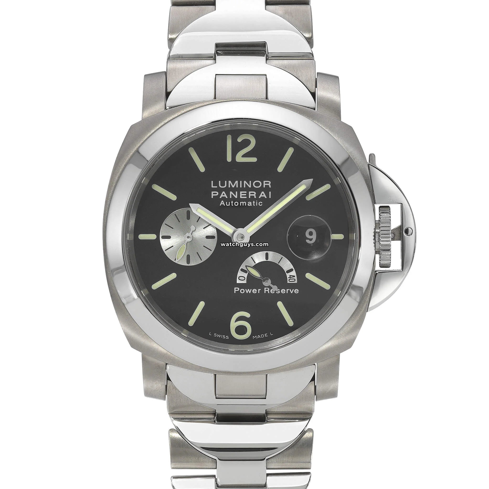 Panerai Luminor Power Reserve PAM 171 Men's Automatic Watch - Luxury Stainless Steel Dive Watch for Business & Casual Wear