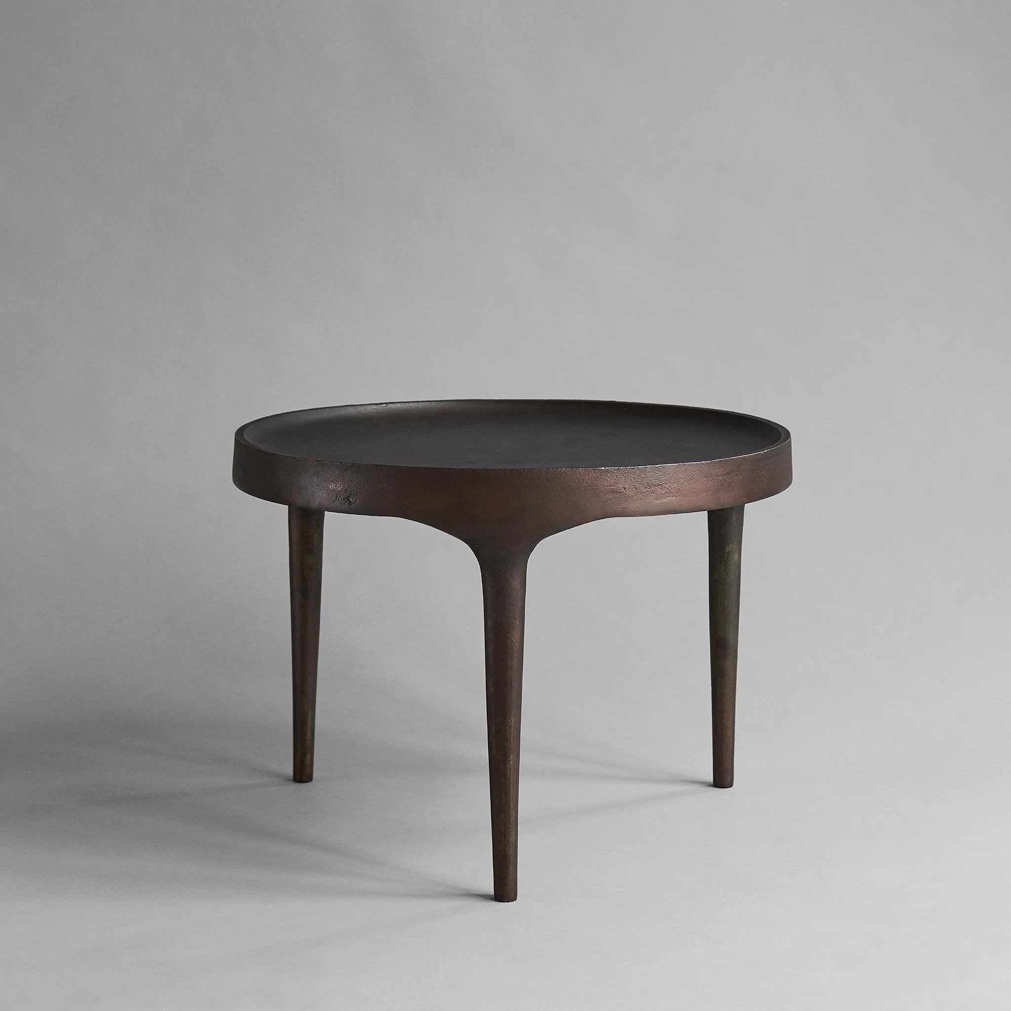 PRE ORDER 101 COPENHAGEN Phantom Coffee Table - Low Modern Side Table 35cm Height - Burn Antique Finish - Perfect for Living Room, Bedroom & Office Decor
