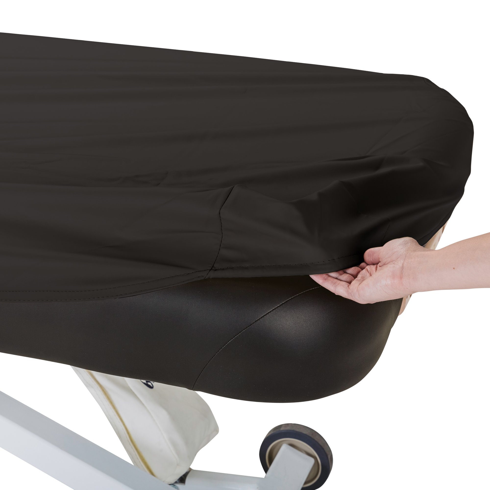 EARTHLITE Massage Table Protection Cover - 100% PU Leather, Waterproof & Durable Fitted Replacement Cover for 28-32