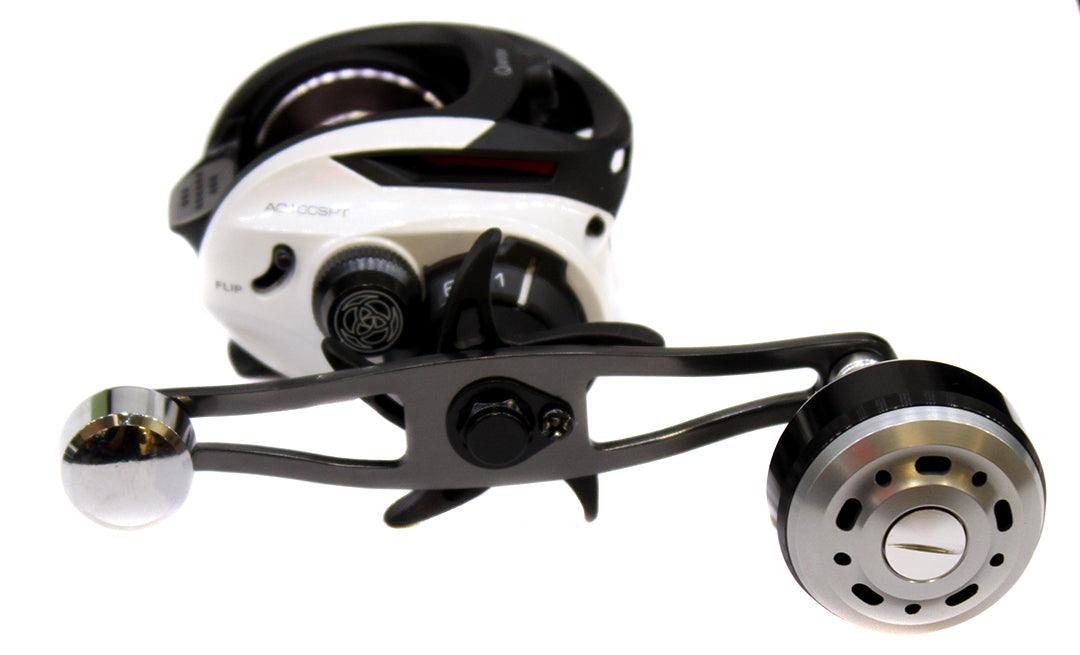 Jigging World Power Handles for Quantum Baitcasting Reels - Upgrade Your Fishing Gear for Saltwater & Freshwater Angling
