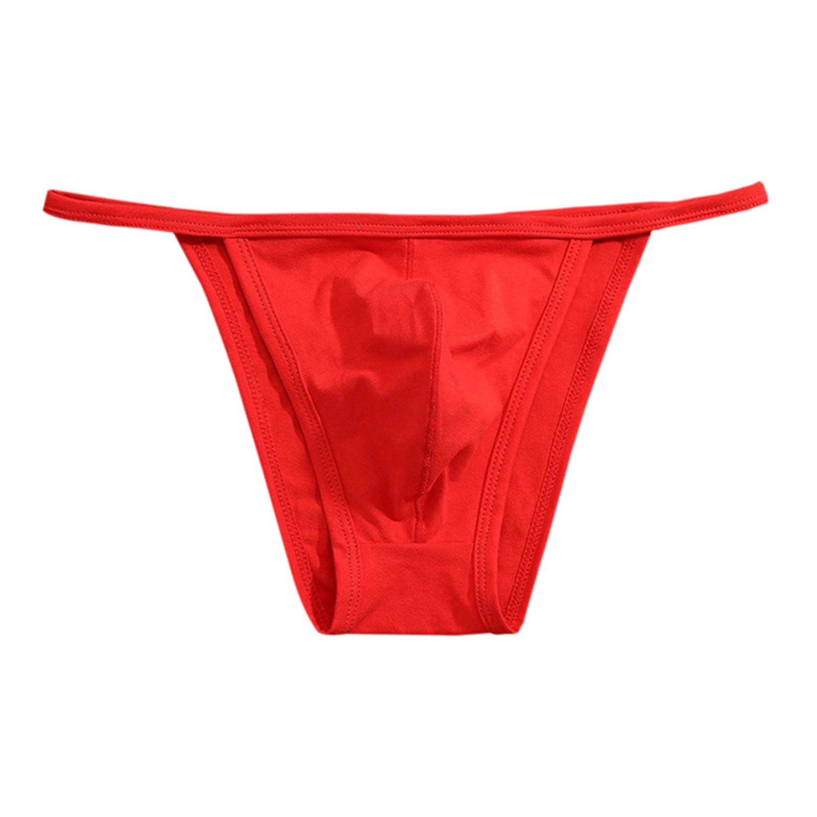 Sexy Men's Cotton Bikini Underwear - Low Rise Brazilian Briefs with Back Cut & Bulge Design for Comfort & Style - Perfect for Daily Wear, Gym, Swimming & Intimate Moments