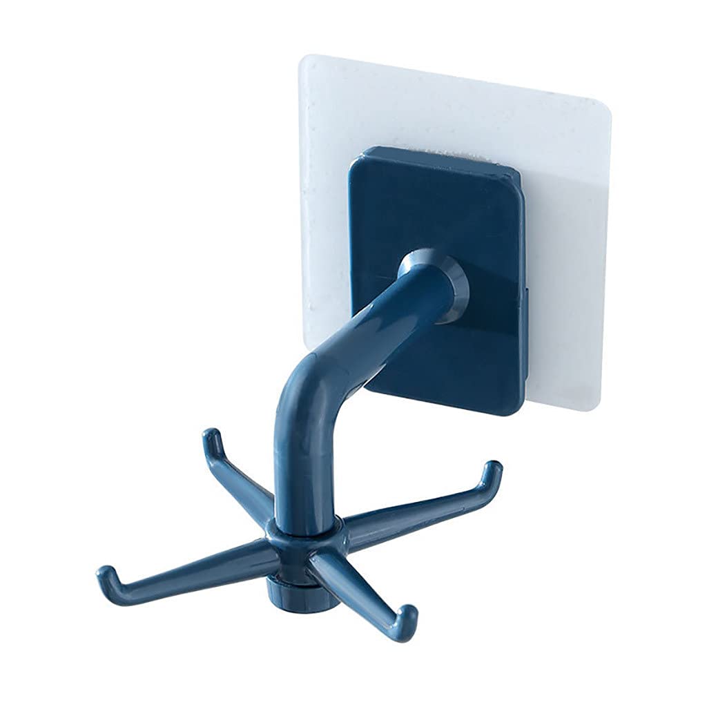 360° Rotating Wall Mounted Coat Hanger - Space Saving Bathroom & Kitchen Hook for Towels, Robes & Utensils - Perfect for Small Spaces, Closets & Entryways