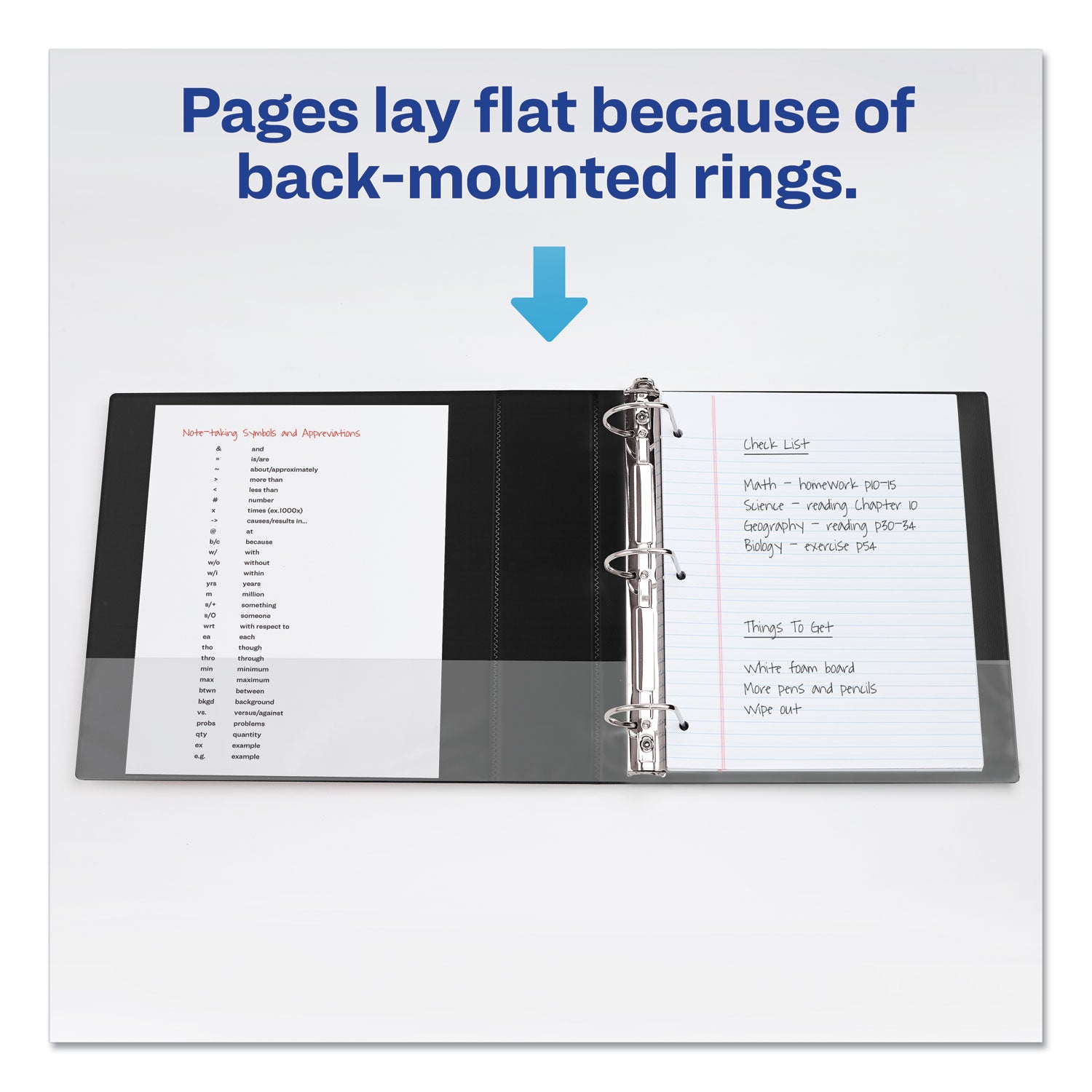 Avery® Durable 3-Ring Binder with DuraHinge™ Technology, 2