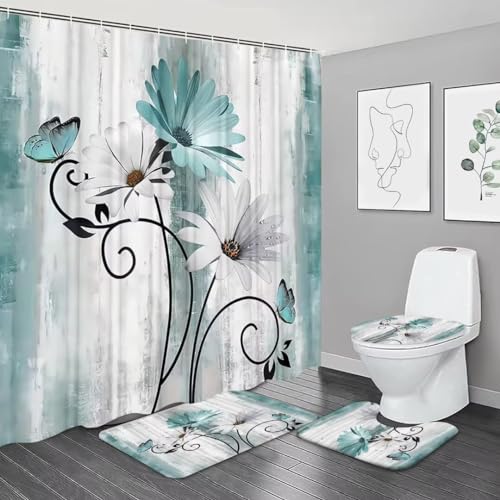 Teal Flower