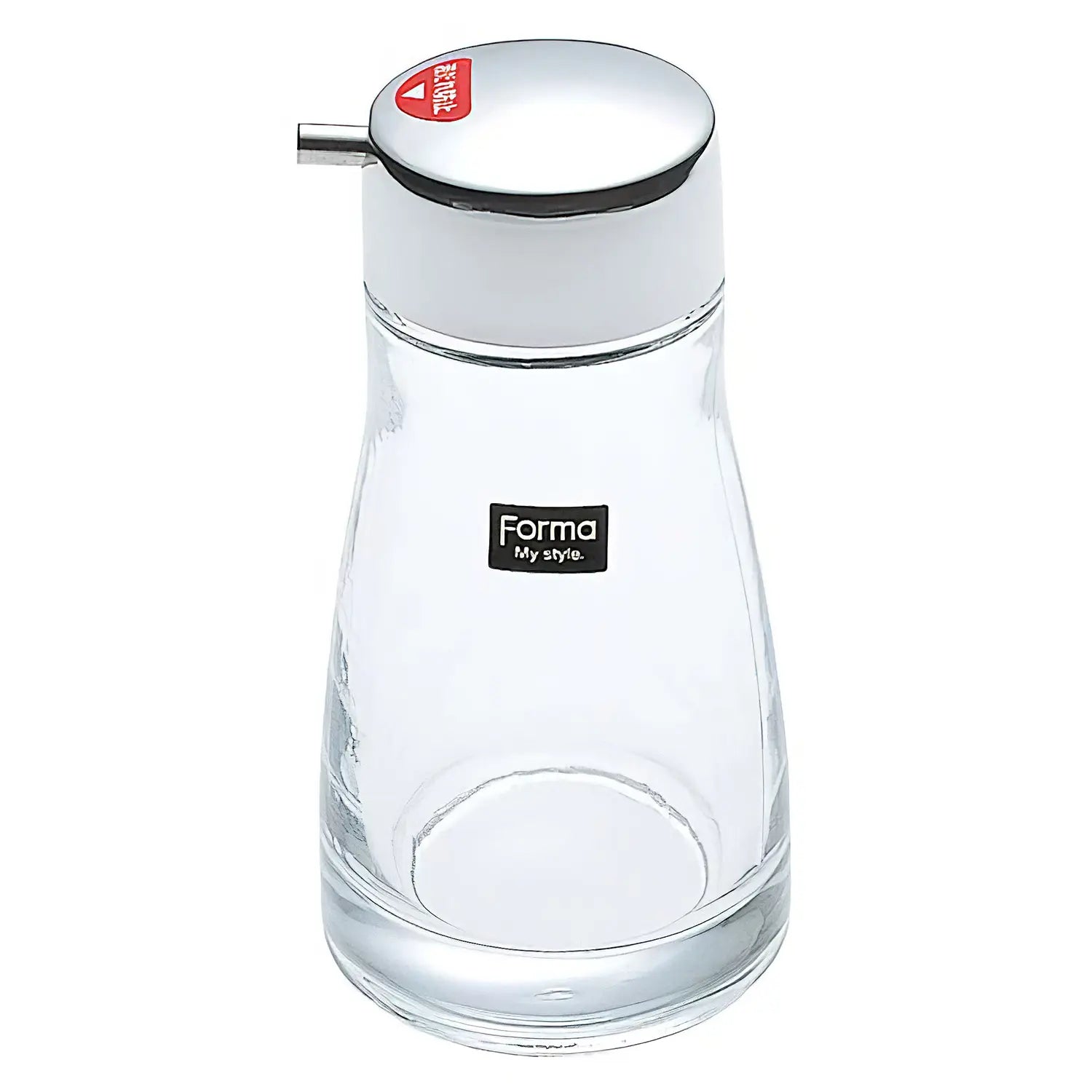 Asvel Forma Glass Soy Sauce Dispenser - Premium Japanese Style Cruet for Kitchen, Dining Table & Sushi Restaurants - Perfect for Soy Sauce, Vinegar & Oil Dressing