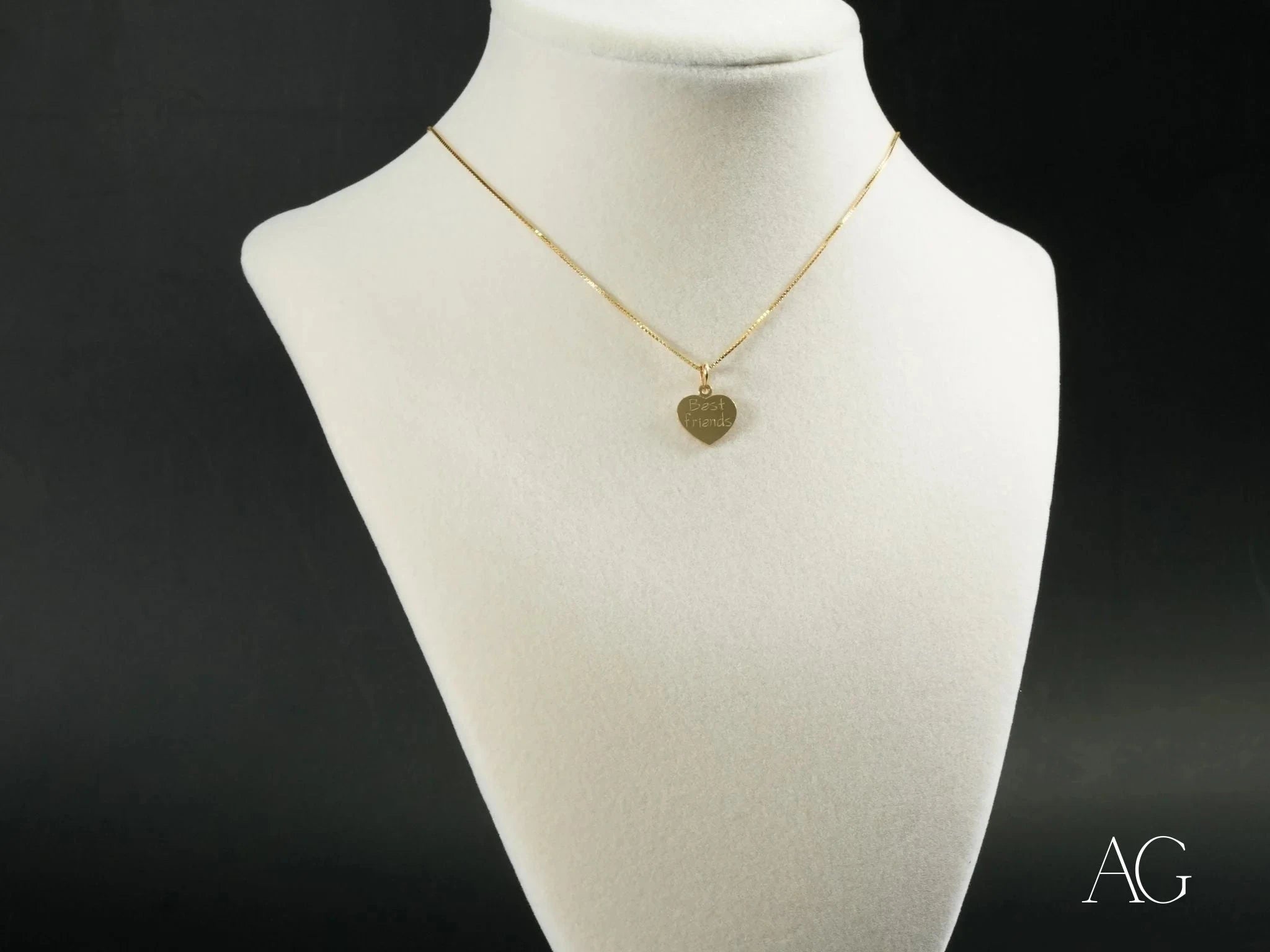 Best Friends Heart Pendant Necklace - Forever Hearts Jewelry Gift for Women & Girls - Perfect for Valentine's Day, Anniversary & Friendship Gifts