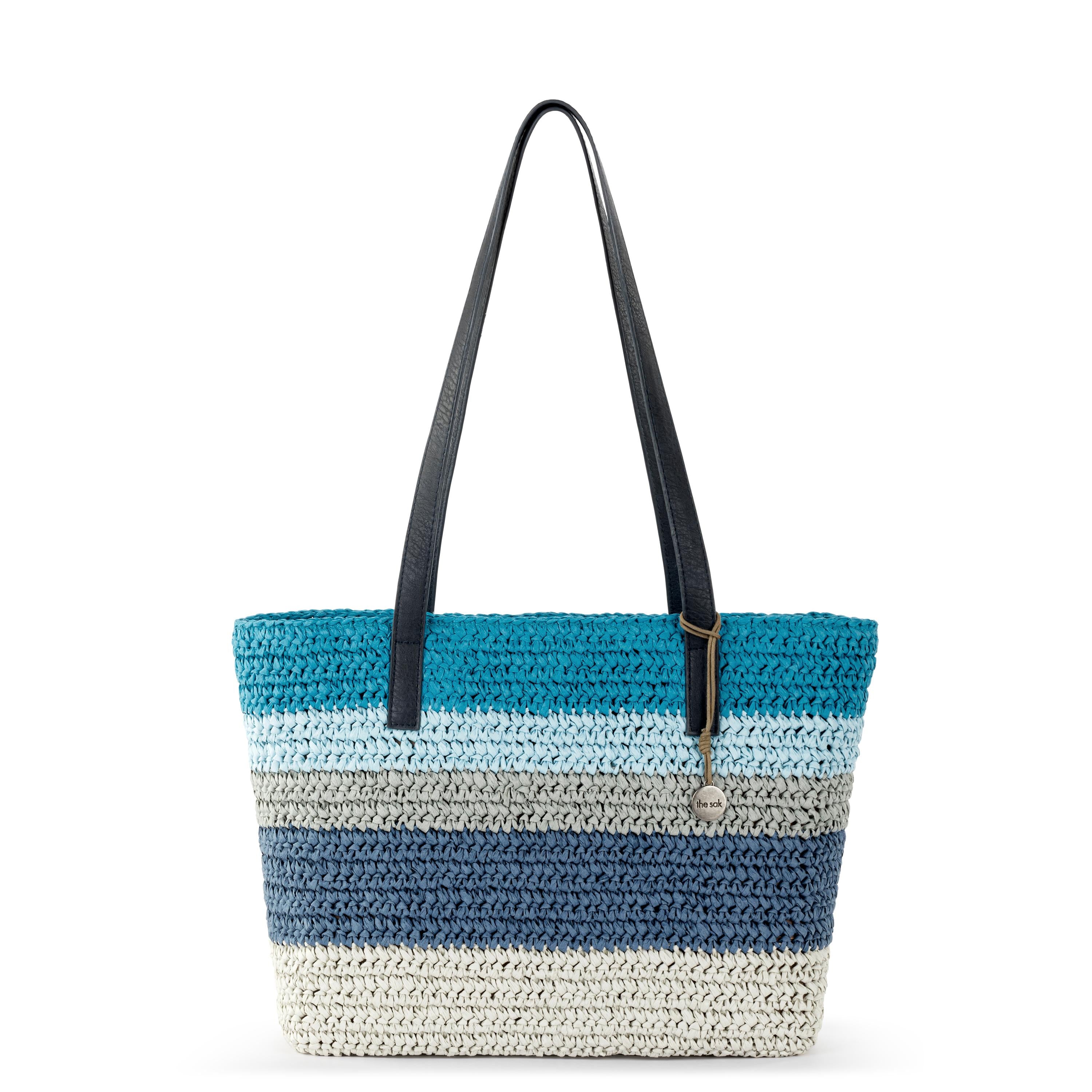 Stylish Metro Tote Bag for Women - Large Durable Canvas Shopping Tote with Long Handles - Perfect for Grocery Shopping, Beach Trips, Work & Travel