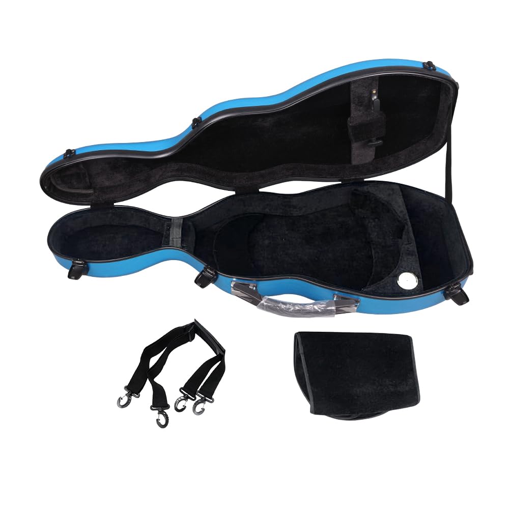 Yinfente 4/4 Full Size Carbon Fiber Violin Case - Lightweight Violin Bag with Backstrap Handle | Durable Protection for Professional Musicians & Travel