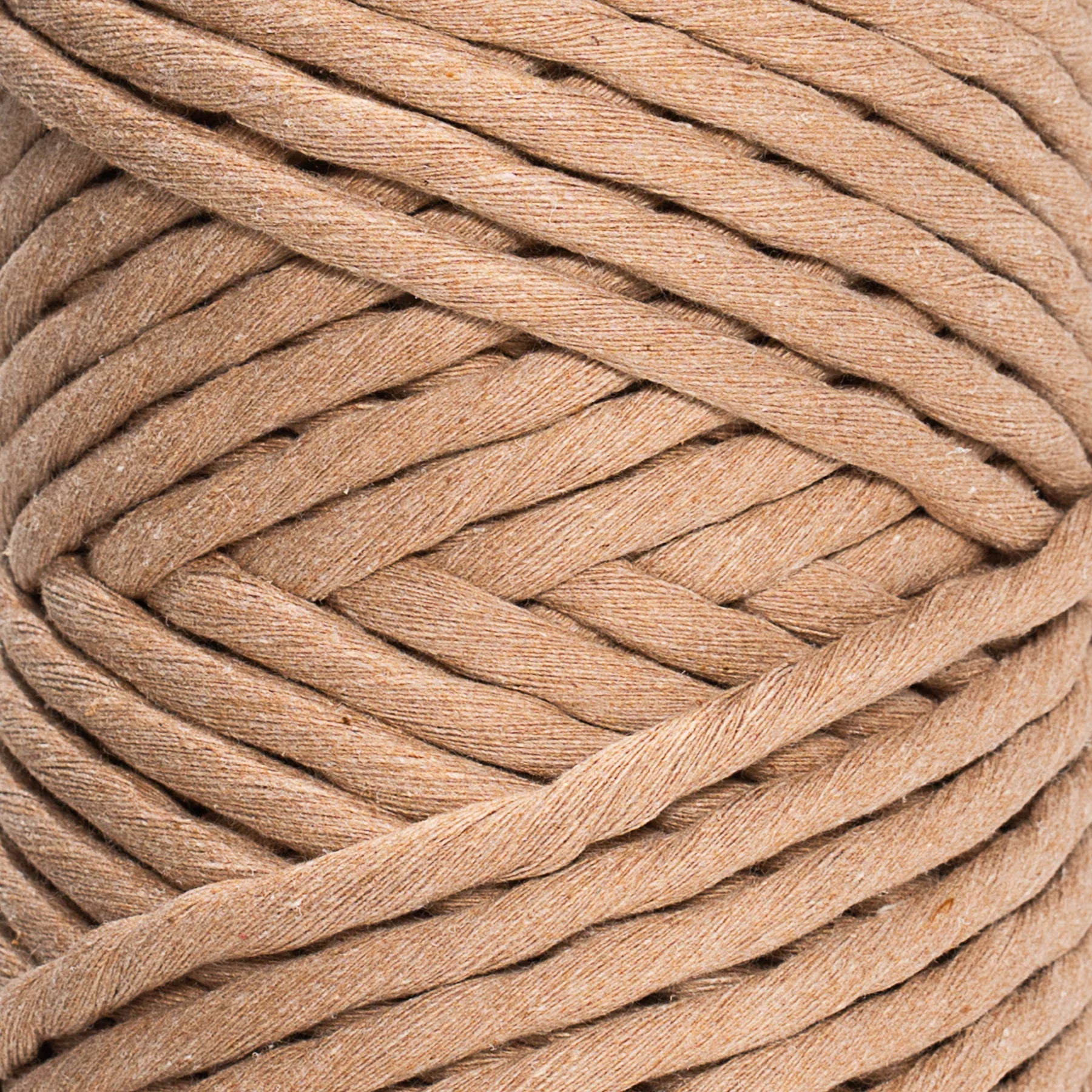 JUMBO SOFT COTTON CORD - 8MM Zero Waste Eco-Friendly Craft Rope - Single Strand Sample for Macrame, DIY Projects & Sustainable Home Decor