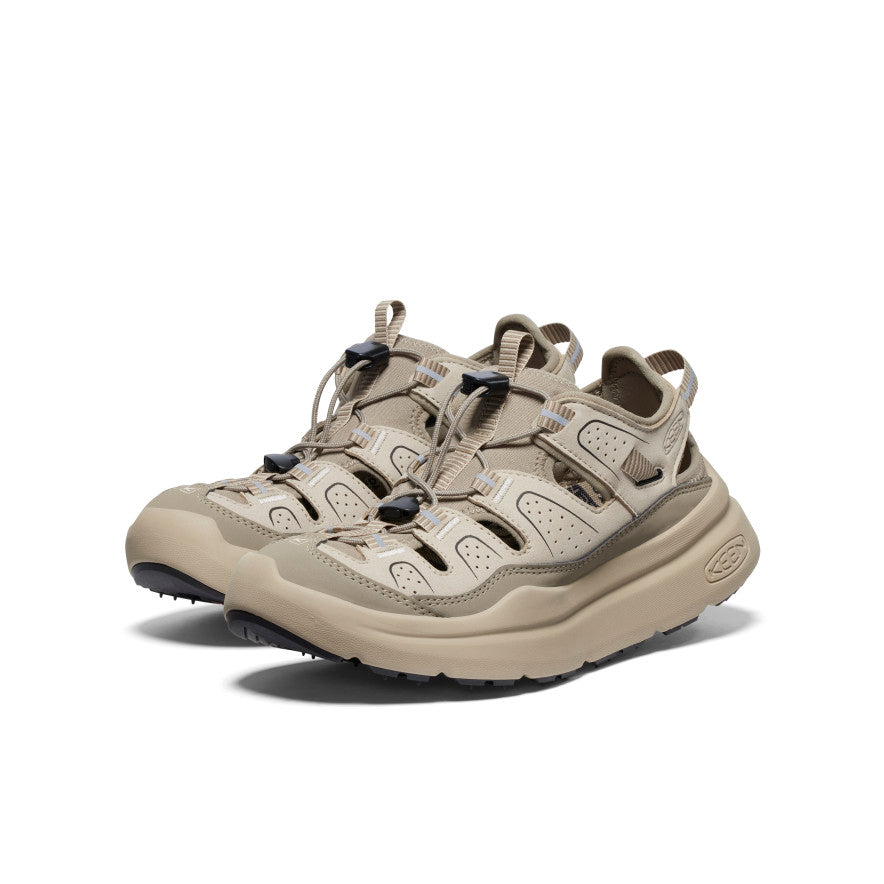 **Women's WK450 Comfortable Walking Sandals - Lightweight & Supportive - Plaza Taupe/Black - Perfect for Travel, Hiking & Everyday Wear**