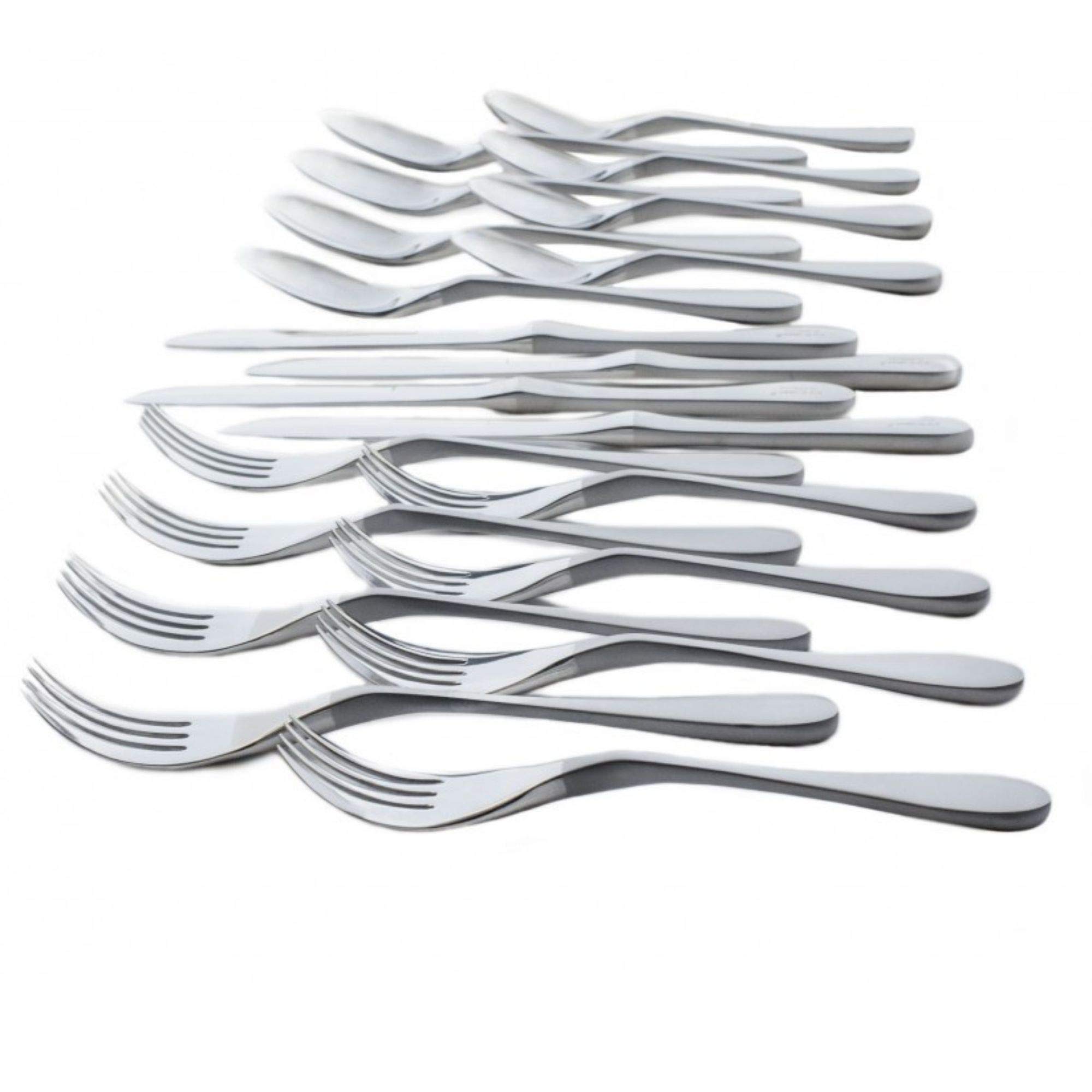 Knork Original 20-Piece Flatware Set - Stainless Steel Cutlery Utensils for 4 People | Modern Dining Silverware for Restaurants, Weddings & Everyday Use