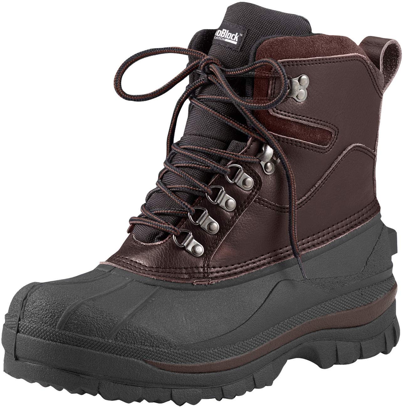 Rothco 8 Inch Waterproof Insulated Cold Weather Hiking Boots for Men & Women - Durable Winter Snow Boots for Outdoor Trekking, Camping & Mountain Climbing