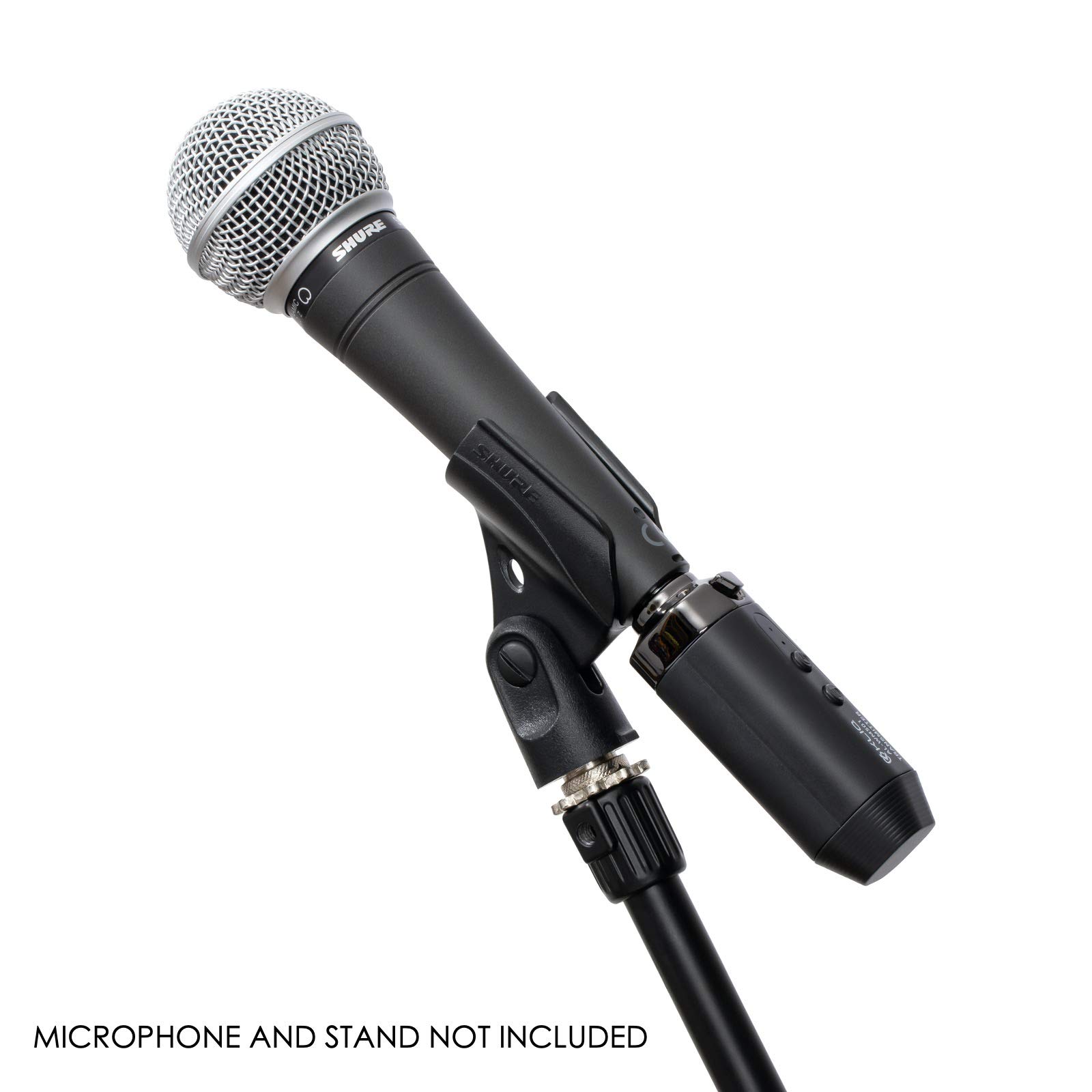 KLIQ Airlink 5.8GHz Rechargeable Wireless Microphone System - Professional Transmitter & Receiver Set for Karaoke, Live Performances & Public Speaking - Long Range Wireless Mic with Clear Audio