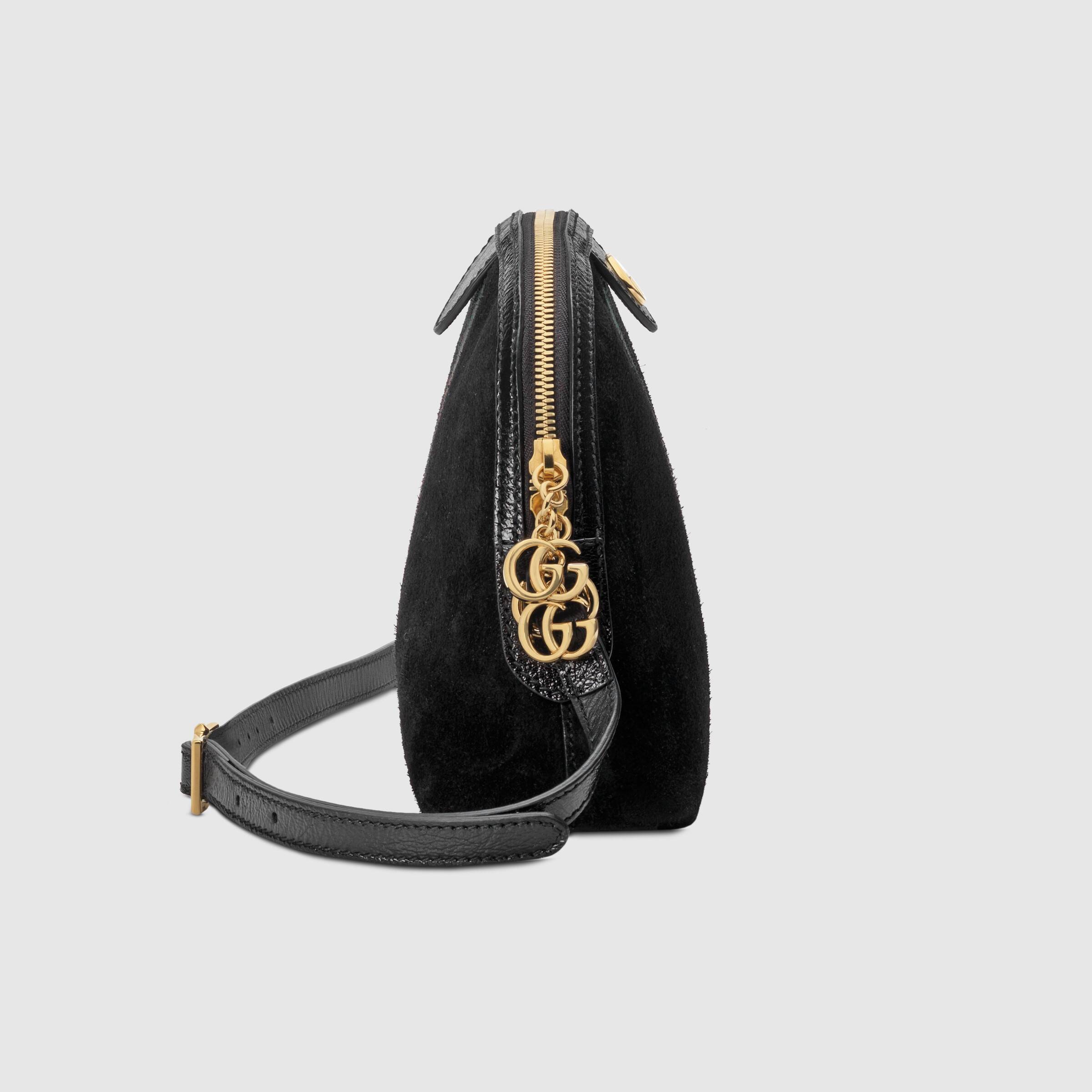 Gucci Ophidia Small Shoulder Bag for Women - Black Leather Crossbody Purse | Perfect for Work, Travel & Evening Out