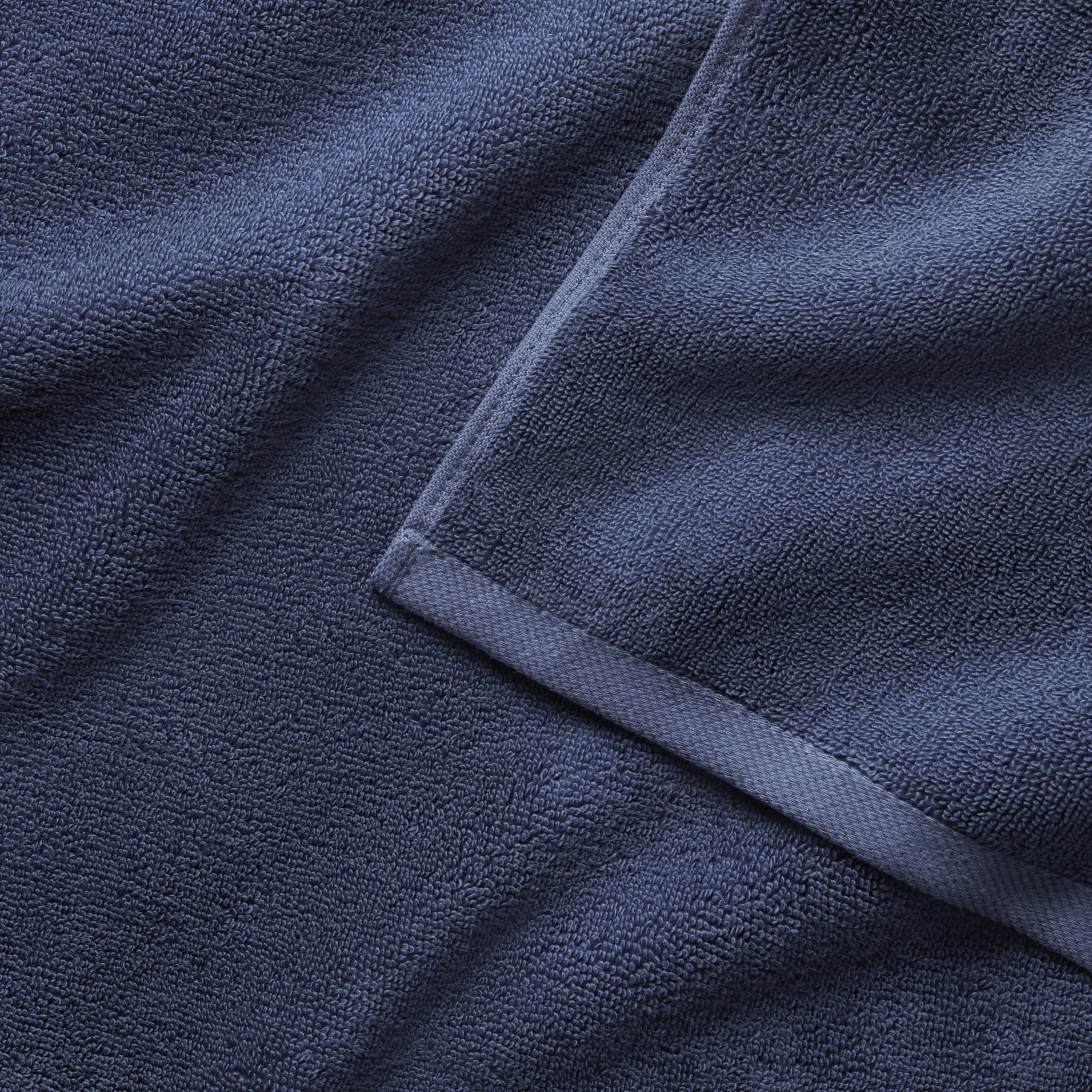 Brooklinen Classic Turkish Cotton Bath Sheets - Set of 2, Midnight Navy, 100% Cotton | Ultra Soft & Highly Absorbent Luxury Towels for Spa, Bath & Beach Use