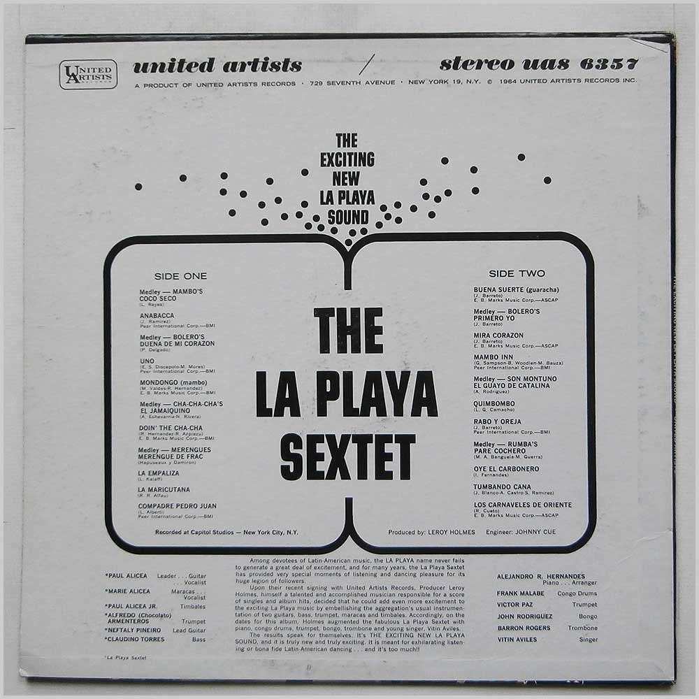 La Playa Sound Vinyl LP - Limited Edition Tropical Music Record for Beach Parties, Relaxation & Home Decor