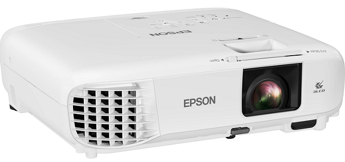 Epson PowerLite 118 3LCD XGA Classroom Projector with Dual HDMI - High Brightness for Presentations, Home Theater & School Use