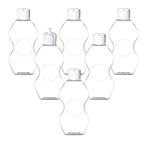 100 Pack 2oz (60ml) Empty Plastic Squeeze Bottles with Spout Cap - Travel Size Refillable Containers for Hand Sanitizer, Lotion, Shampoo, Soap - Perfect for Purse, Gym Bag & Travel Essentials
