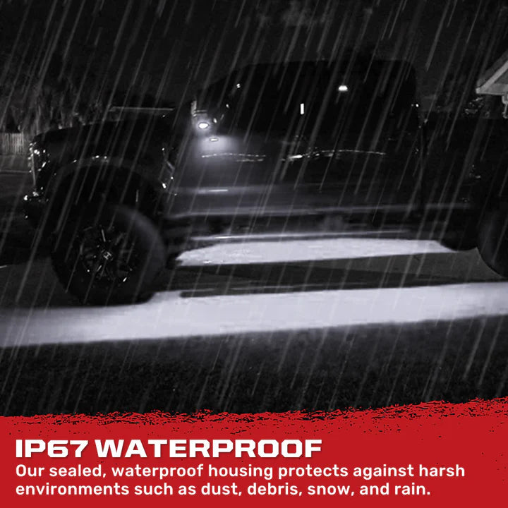 Ford F150 2015-2021 Ultra Bright LED Mirror & Puddle Light Kit - White - Upgrade for Night Driving & Parking Safety