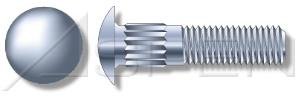 1500pcs 1/4-20 x 1-1/4 Inch Carriage Bolts with Round Head & Ribbed Neck - Carbon Steel Fasteners for Furniture Assembly, DIY Projects, and Construction Use