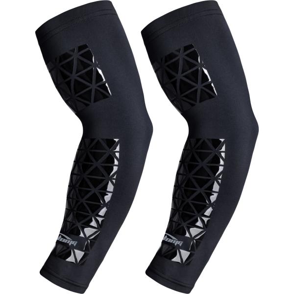 Breathable Football Arm Sleeves with Grip Technology - SH002 | Moisture-Wicking Compression Sleeves for Quarterbacks, Receivers & Training | Perfect for Football, Training & Outdoor Sports