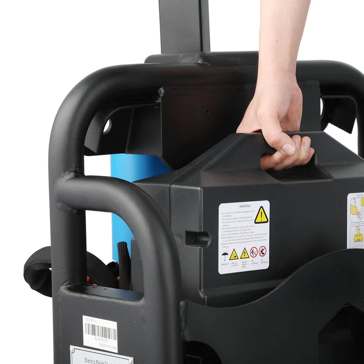 Apollolift A1020 Electric Walkie Pallet Jack - 3300 lbs Capacity, Lithium Battery Powered, 48