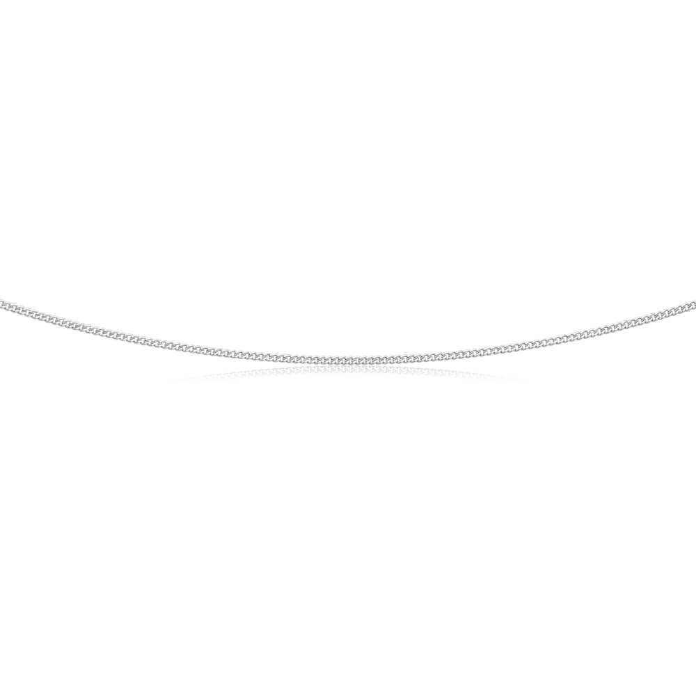 9ct White Gold Silver Filled Curb Chain Bracelet for Women - Elegant Jewelry Gift for Birthday, Anniversary & Special Occasions