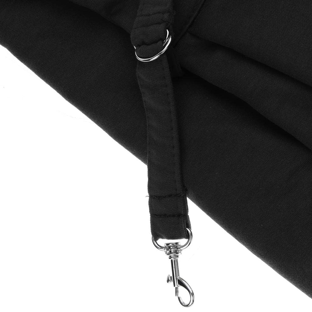 Enakshi Pet Carrier Sling Bag for Dogs & Cats - Adjustable Shoulder Strap, Travel Tote Backpack Holder in Black | Portable Pet Supplies for Hiking, Shopping & Vet Visits