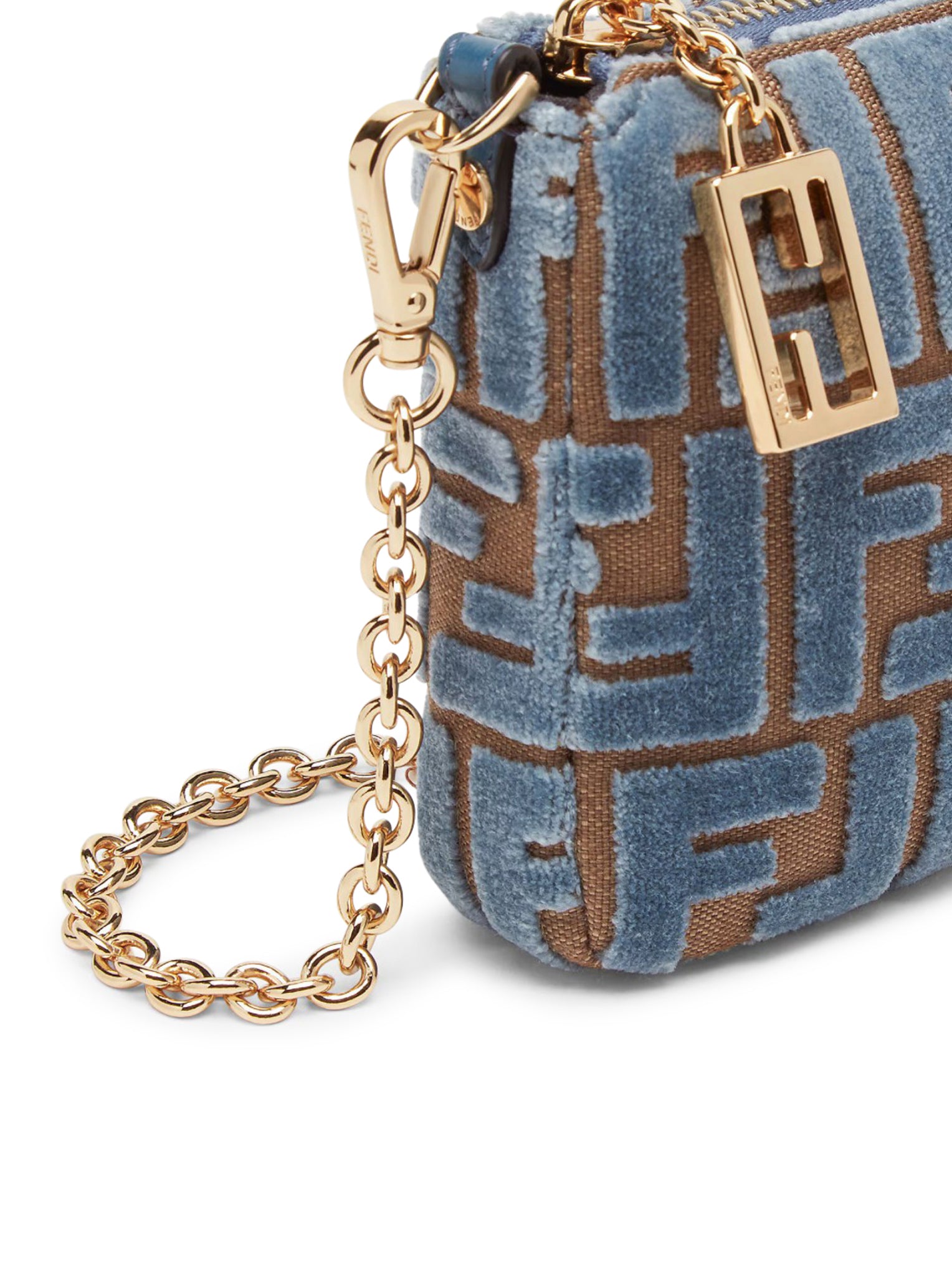 Fendi Baguette Pouch Handbag in Blue - Stylish Crossbody Bag for Women | Perfect for Parties, Date Nights & Everyday Use