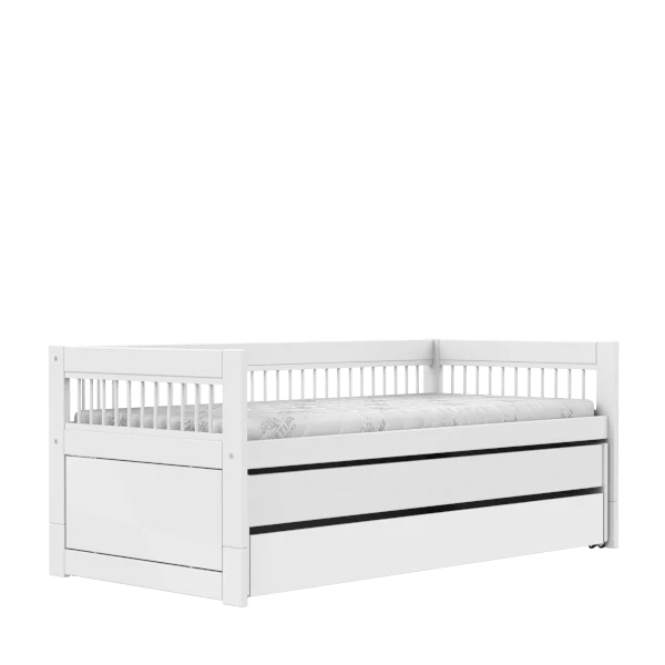 Space-Saving Cabin Bed with Pull-Out Guest Bed & Storage Drawer - Perfect for Kids Rooms, Guest Rooms & Small Apartments