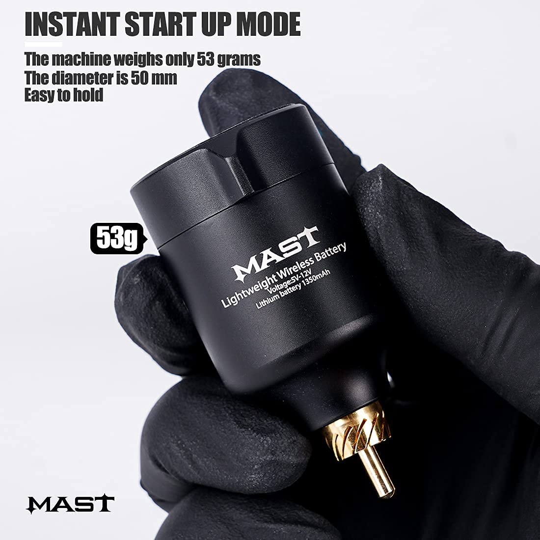Professional Cordless Tattoo Pen Machine Kit - Mast Sensor T1 Battery Power Supply with Cartridges & Needles for Tattoo & Scalp Artists | Portable Tattooing for Studios & Travel Use