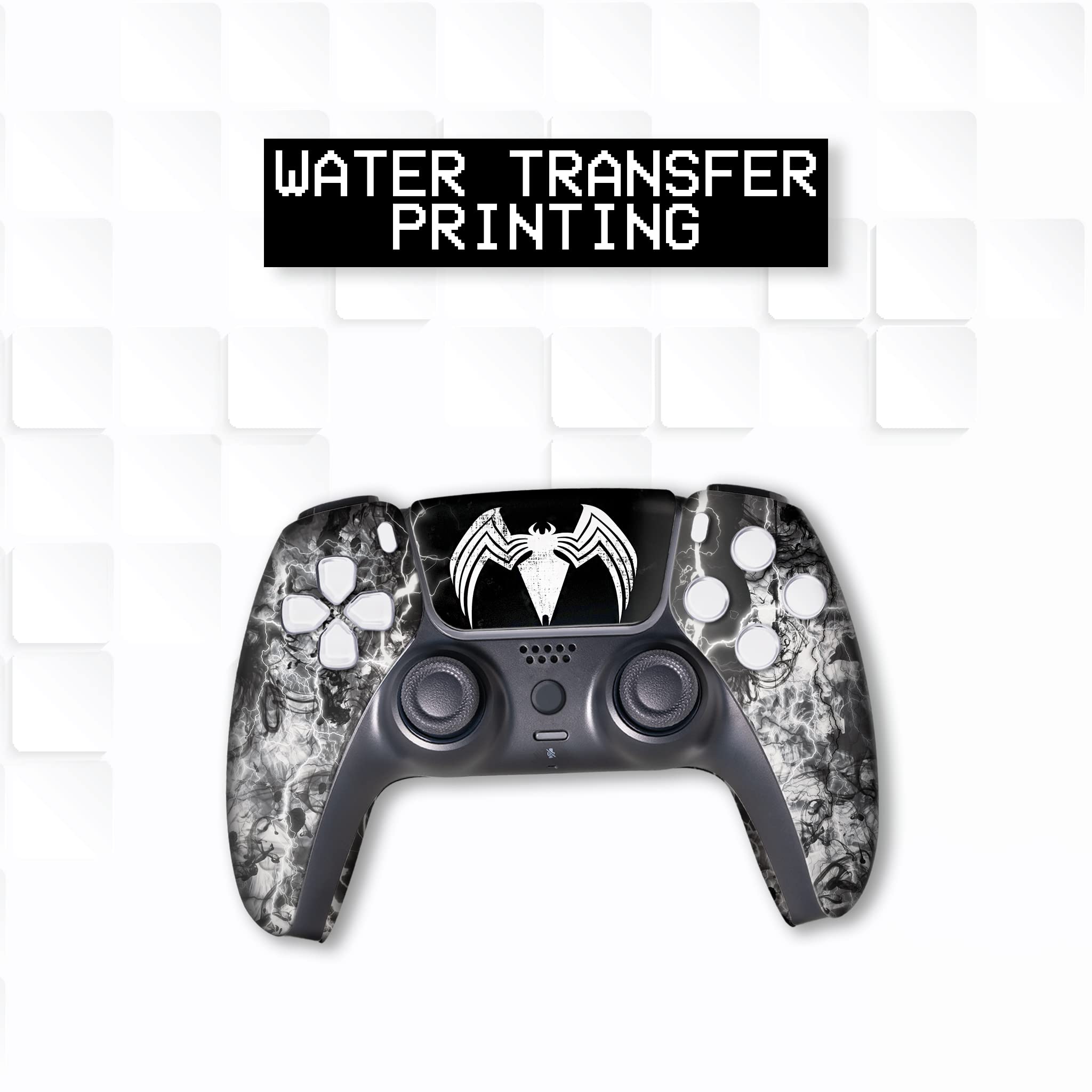 Custom Wireless PS5 Controller for Playstation 5 Console - Hydro-Dip Printed Gamepad with Premium Grip | Officially Licensed, USA Made | Perfect for Gaming, Streaming & eSports Tournaments