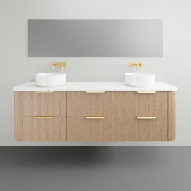 ADP Thirroul Wall Mounted Bathroom Vanity with Sink - Modern Floating Vanity for Small Bathrooms, Powder Rooms & Master Baths