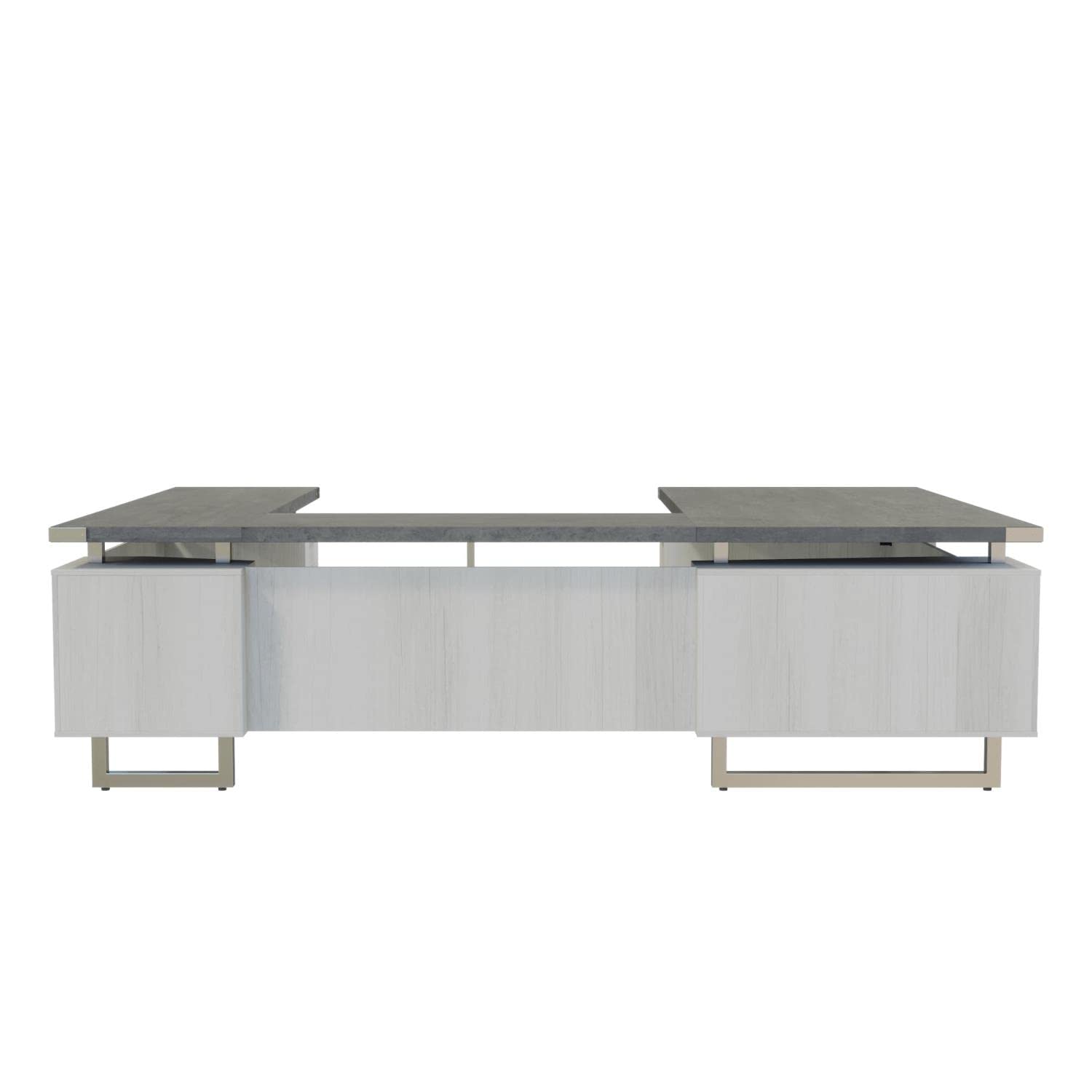 Safco Mirella U-Shaped Office Desk with BBB/BF Certification - Perfect for Home Office, Workspace & Conference Room Setup