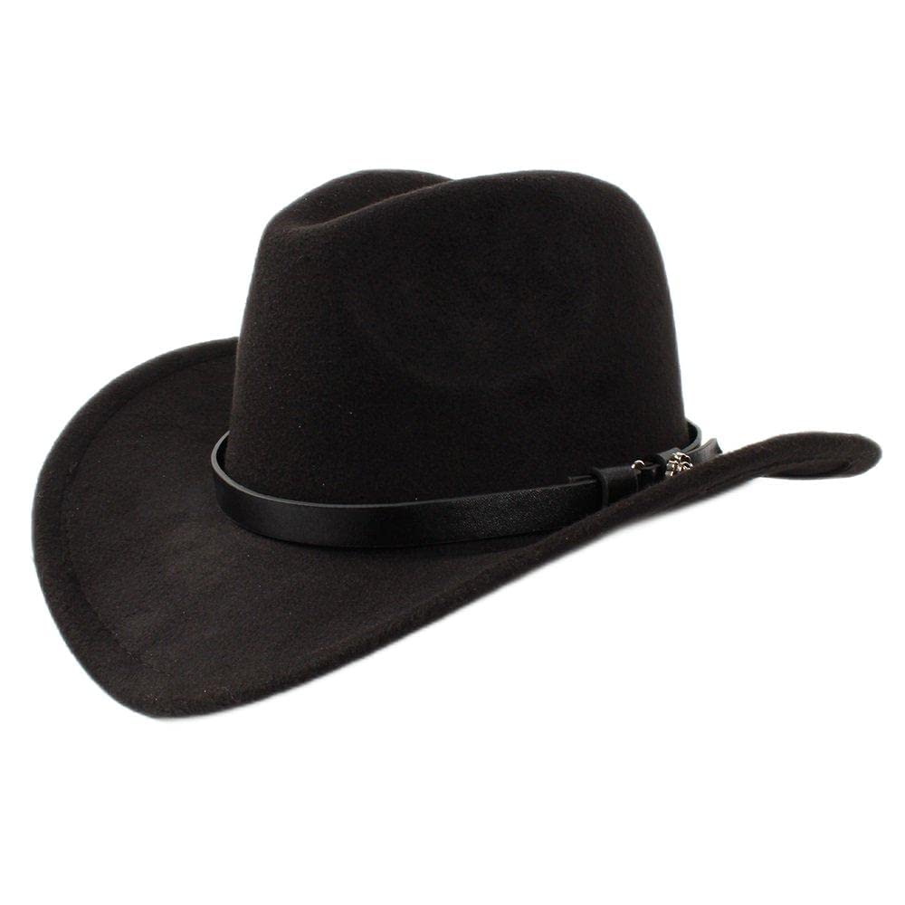 Stylish Western Cowboy Hat for Women & Men - Premium Felt Cowgirl Sombrero for Rodeo, Country Music Festivals & Outdoor Adventures